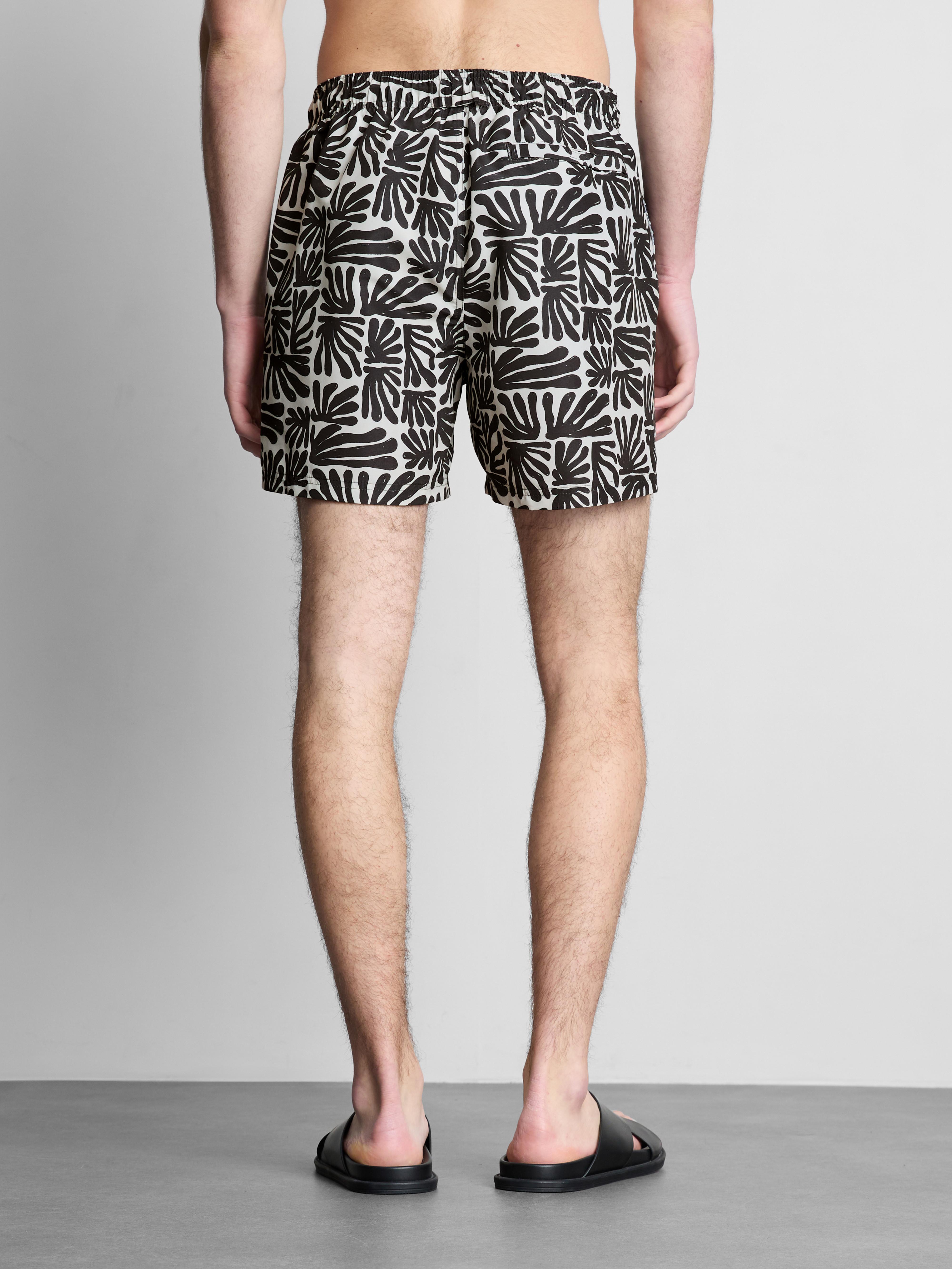 Zwemshort met abstracte print