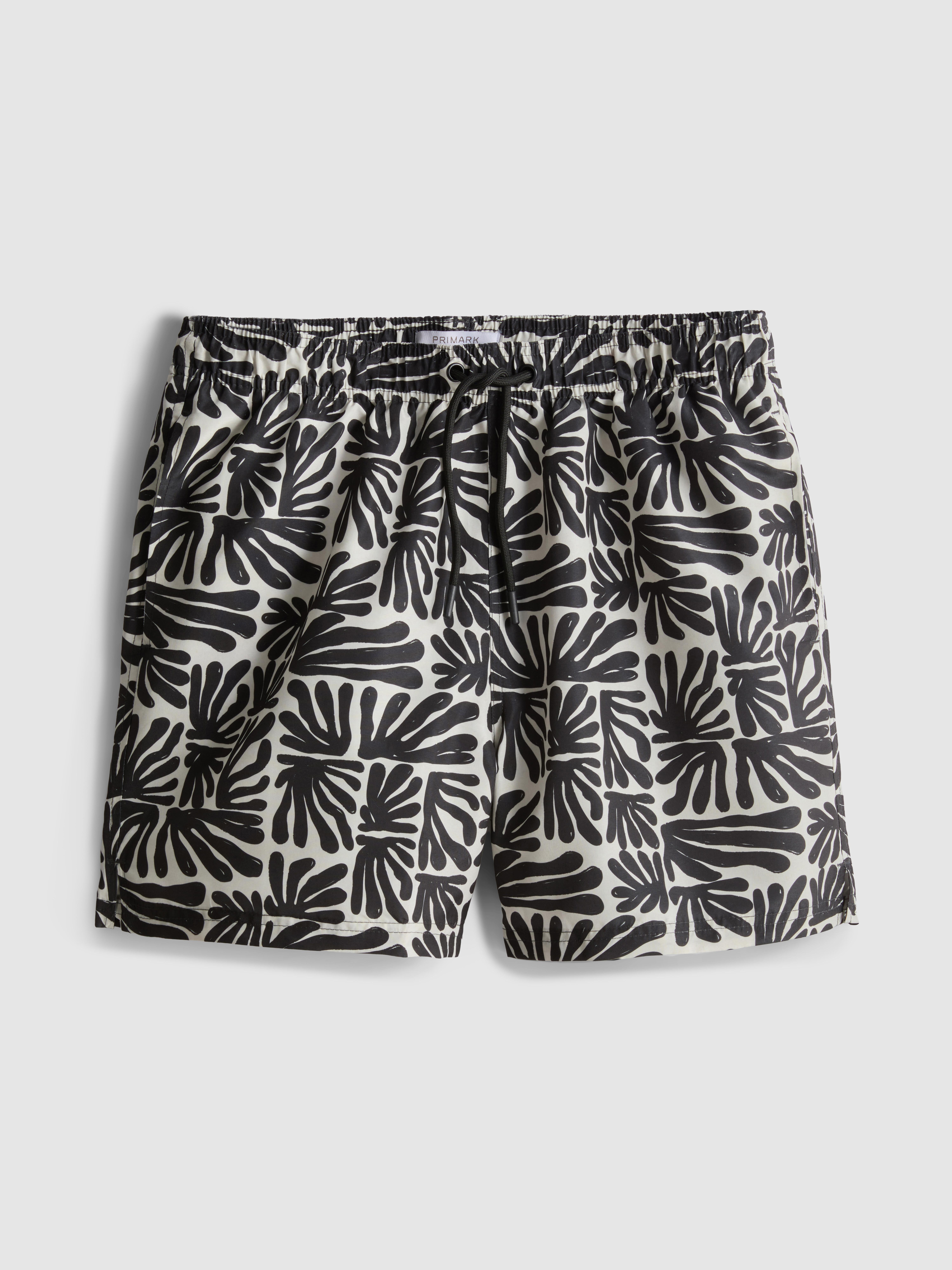 Zwemshort met abstracte print