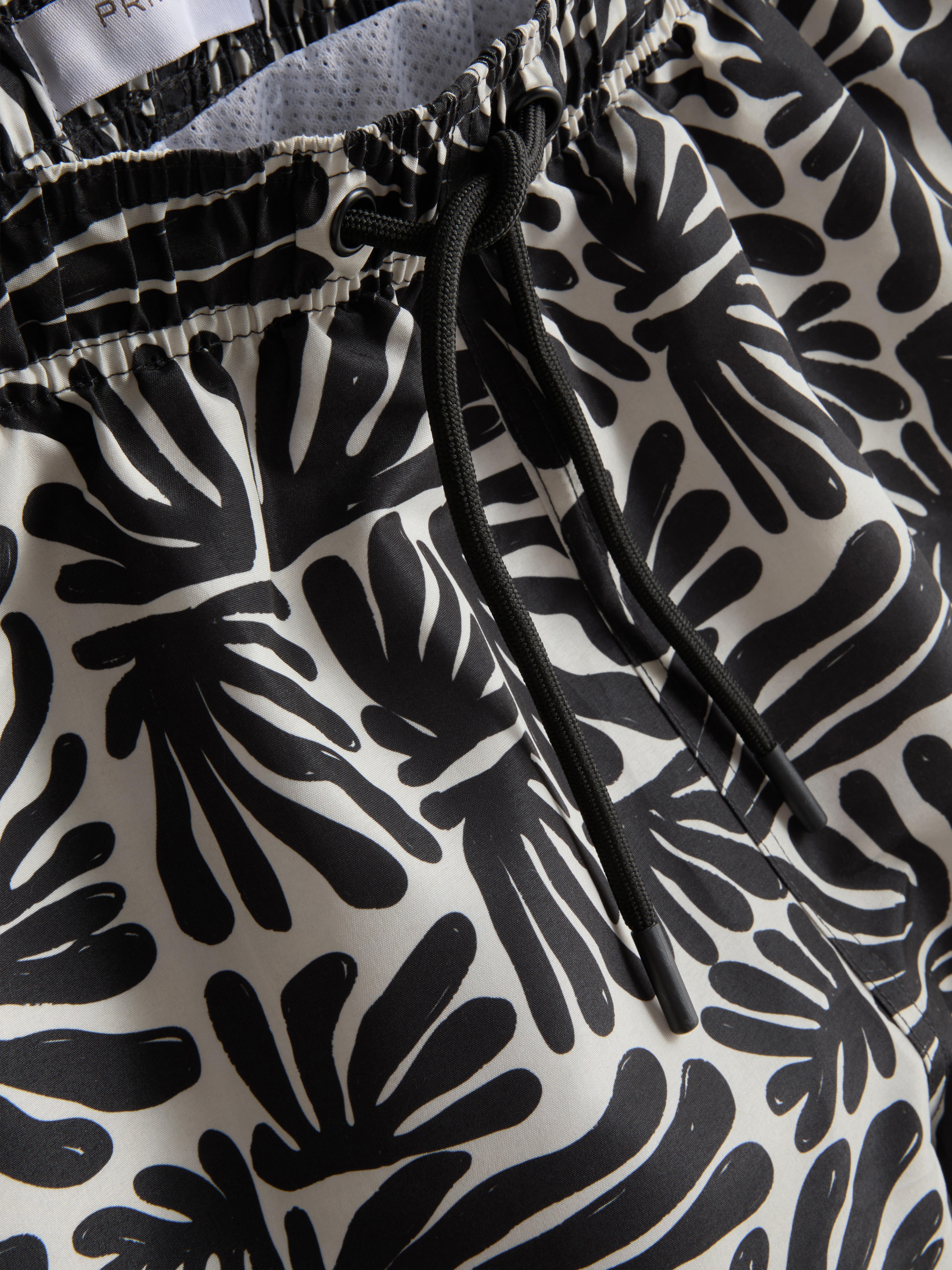 Zwemshort met abstracte print
