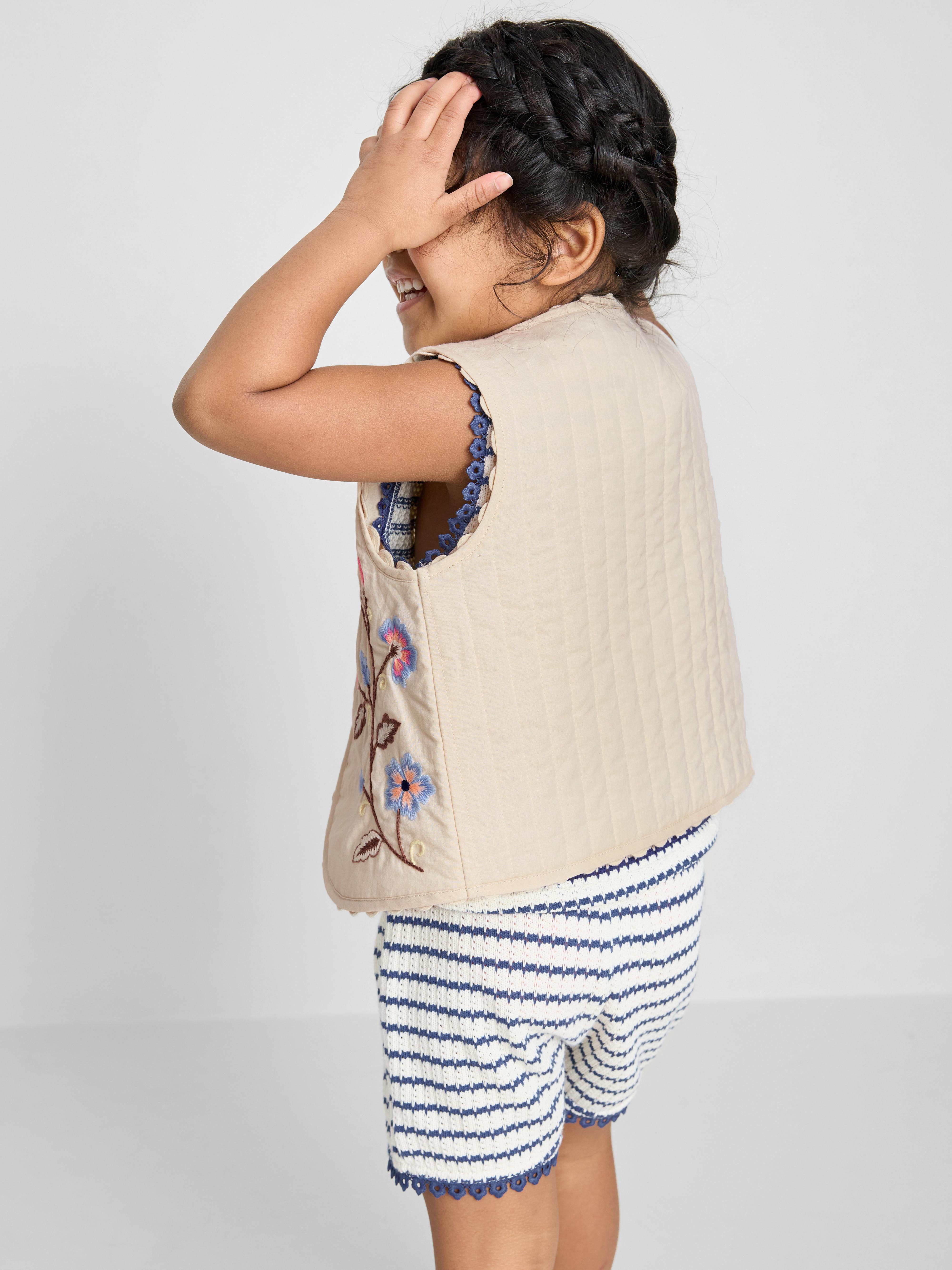1.5-8yrs | Embroidered Vest