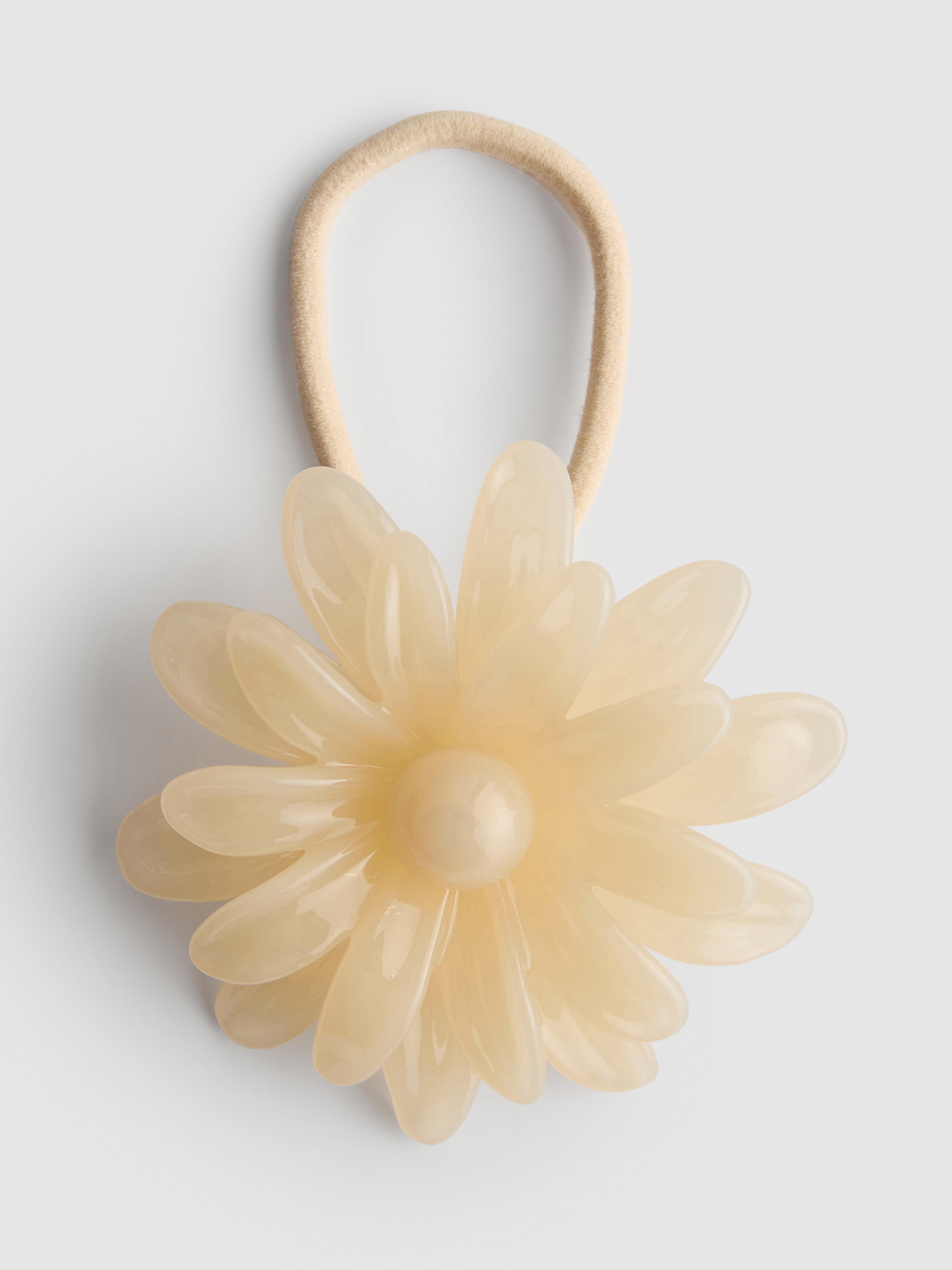 Élastique à cheveux fleur