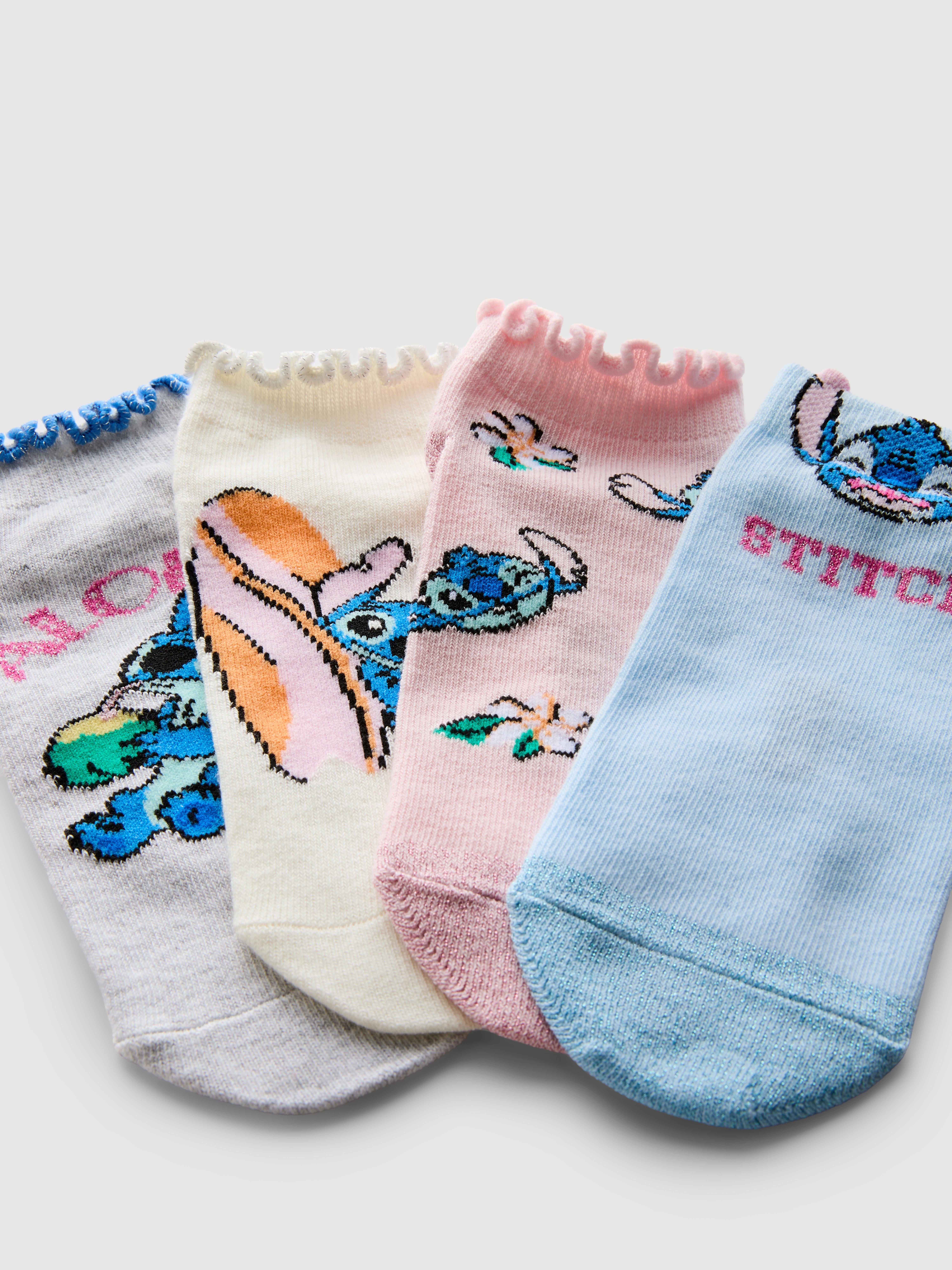 Teniskové ponožky Disney Stitch, 4 páry