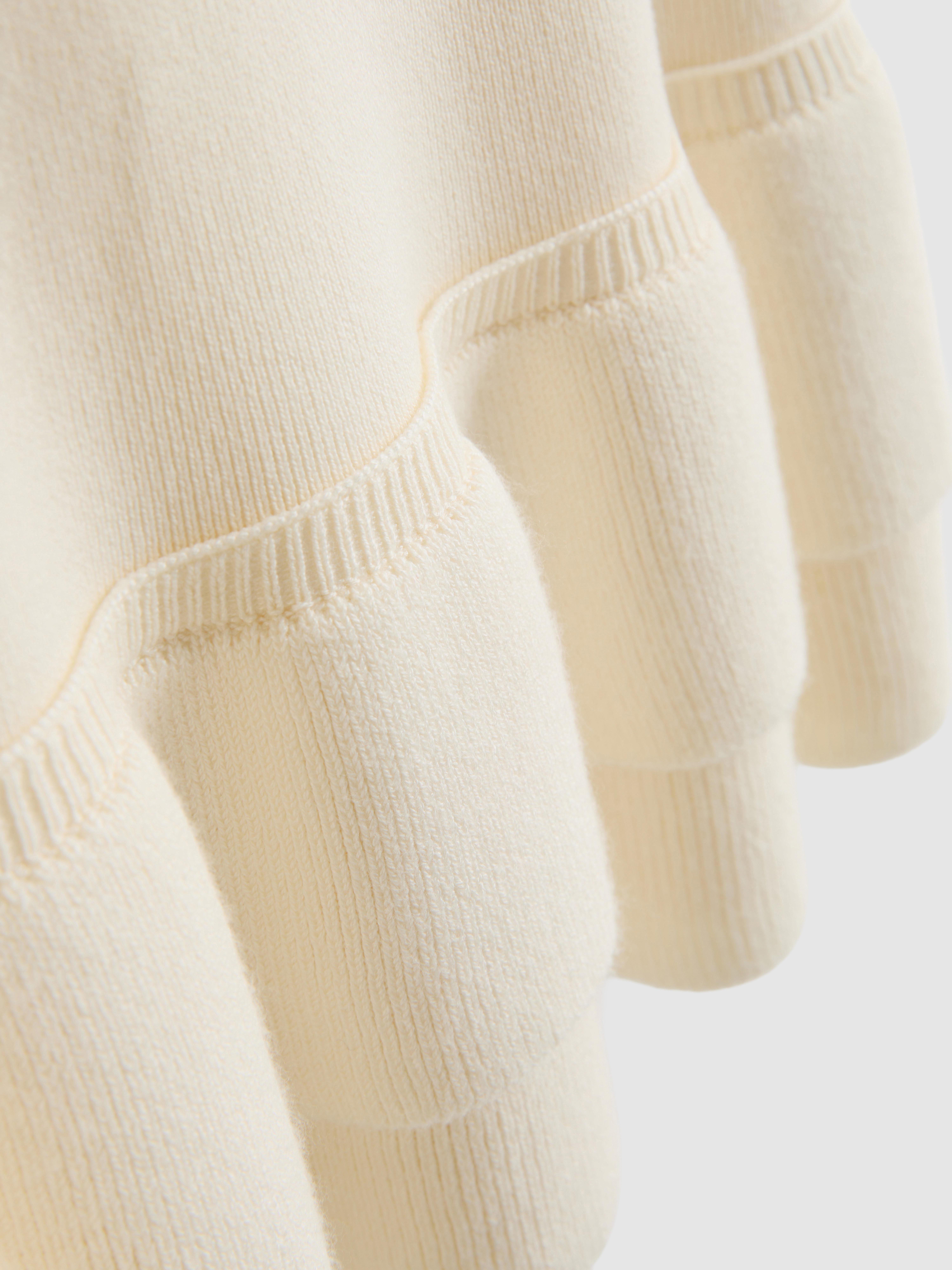 Knitted Peplum Tank Top