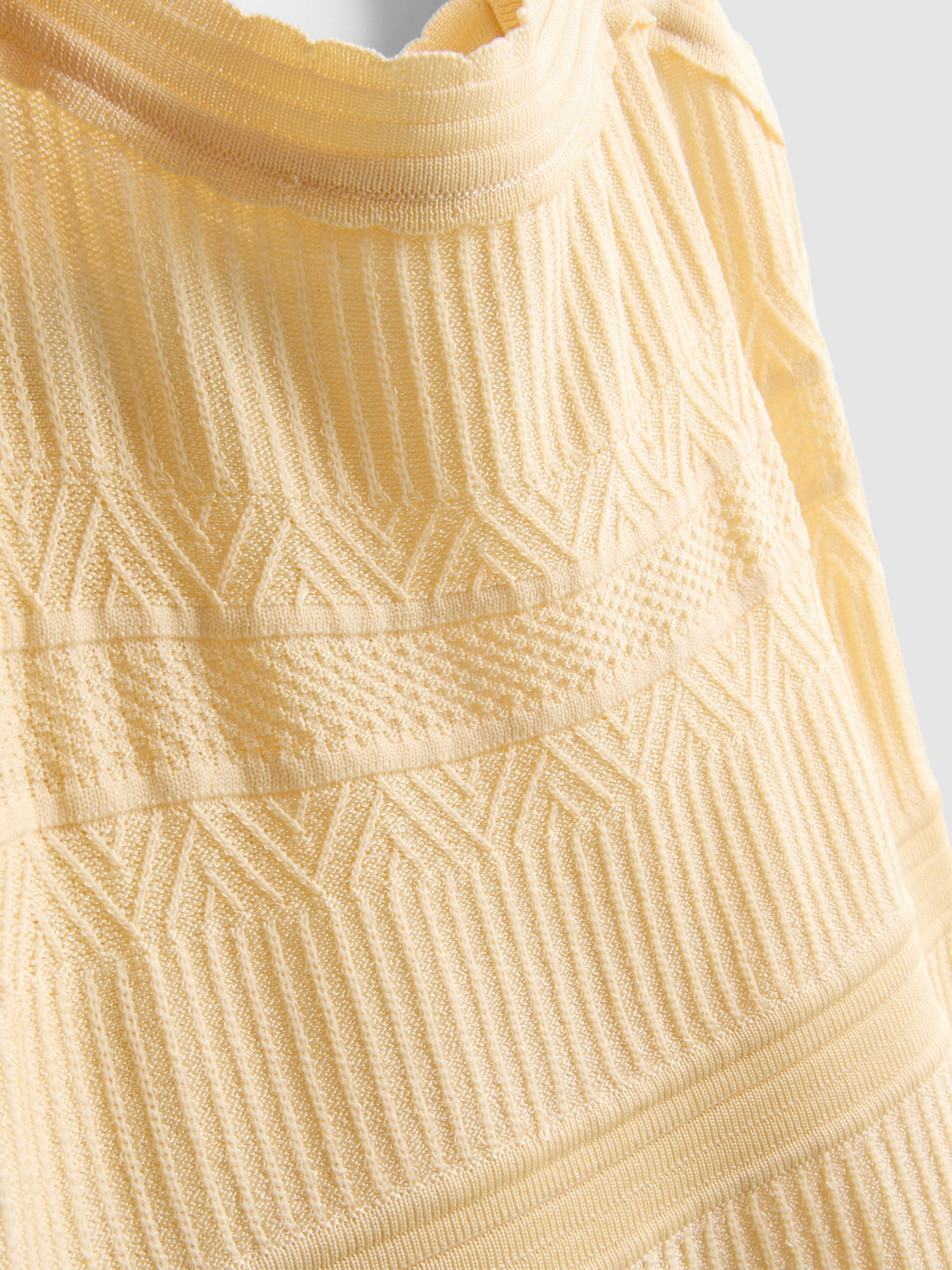 Asymmetric Ruffle Trim Maxi Dress