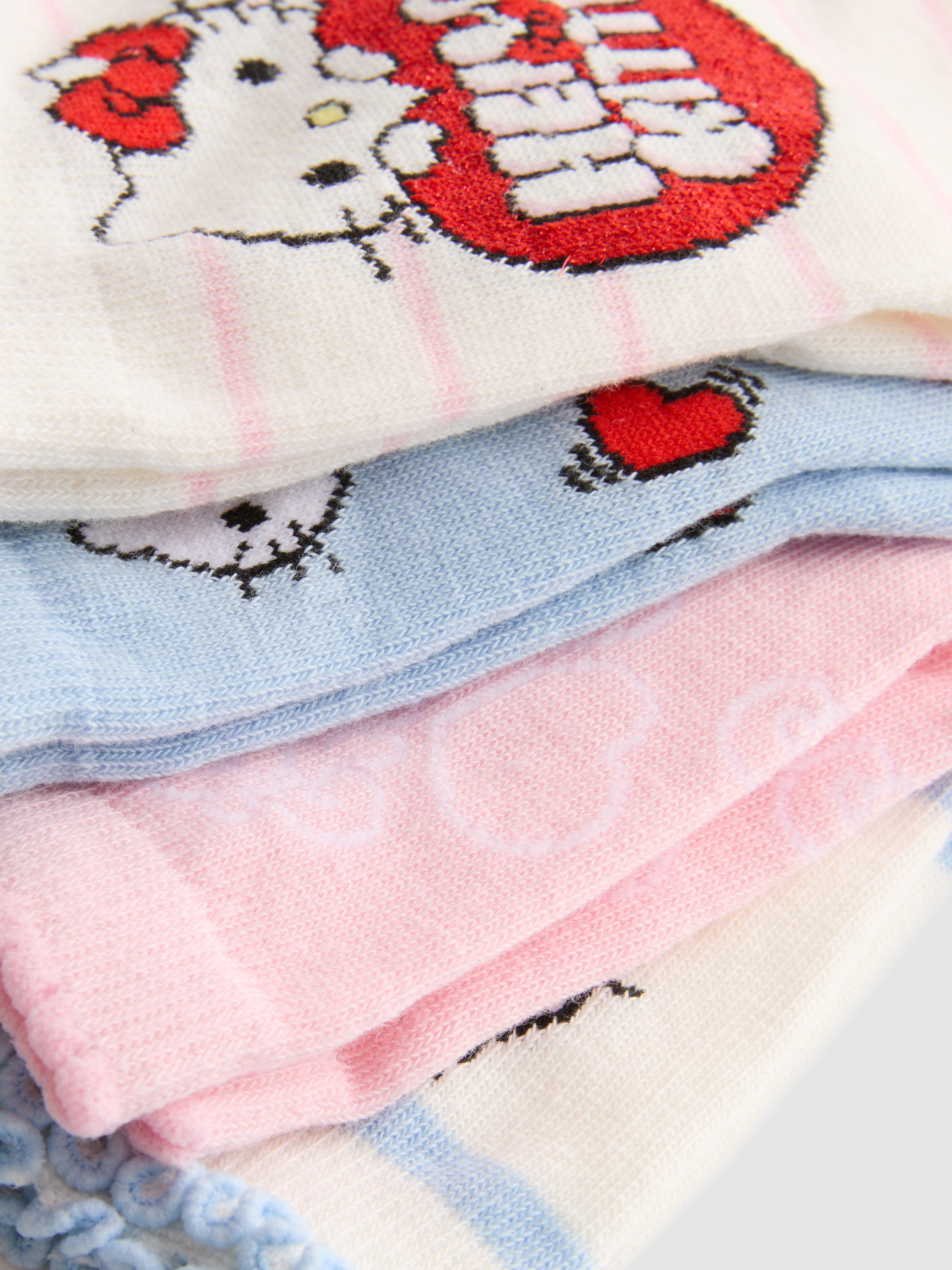Pack 4 pares meias cano curto Hello Kitty