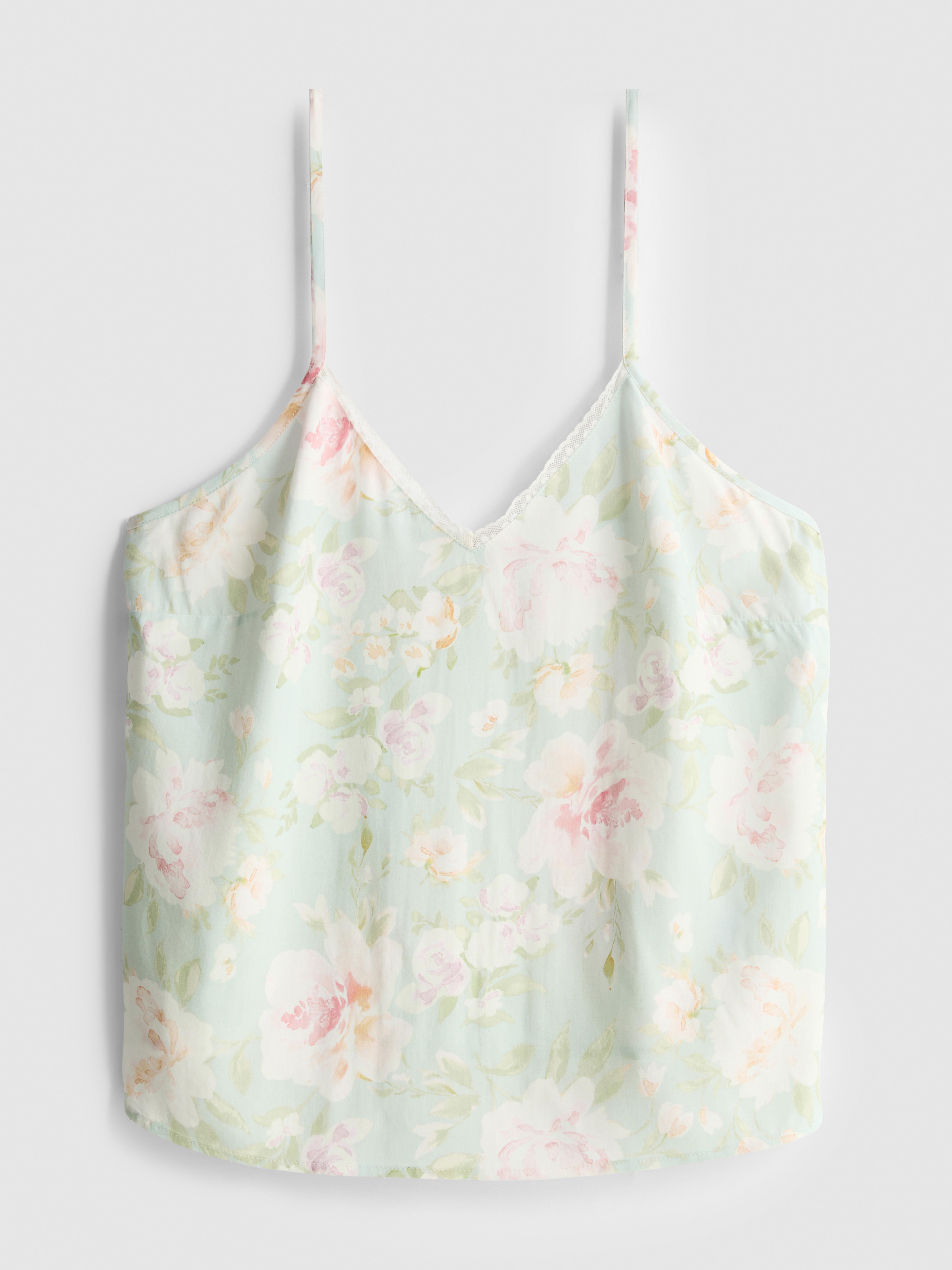 Gebloemd pyjamahemdje