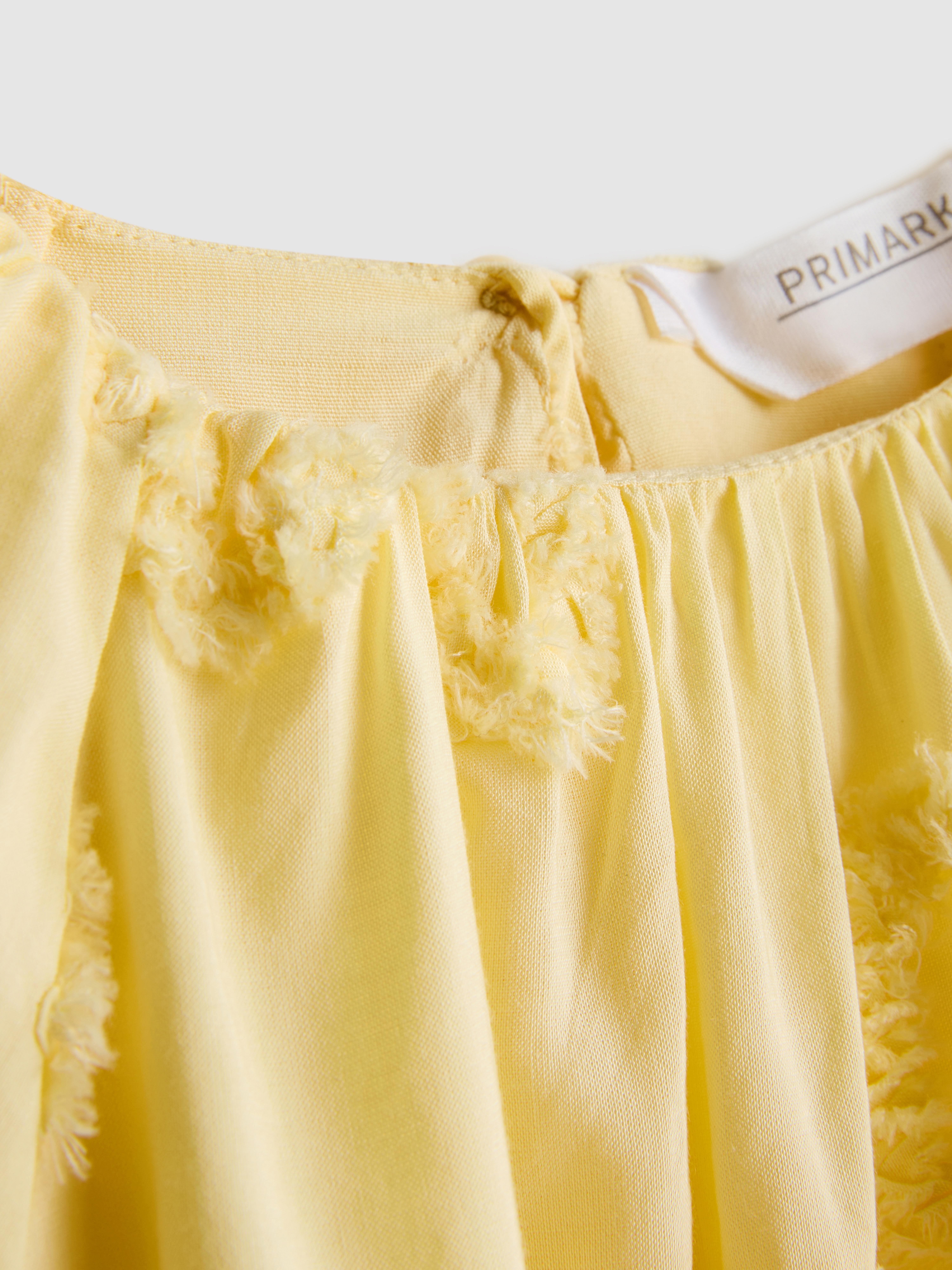 1.5-8yrs | Floral Appliqué Puff-Sleeve Dress