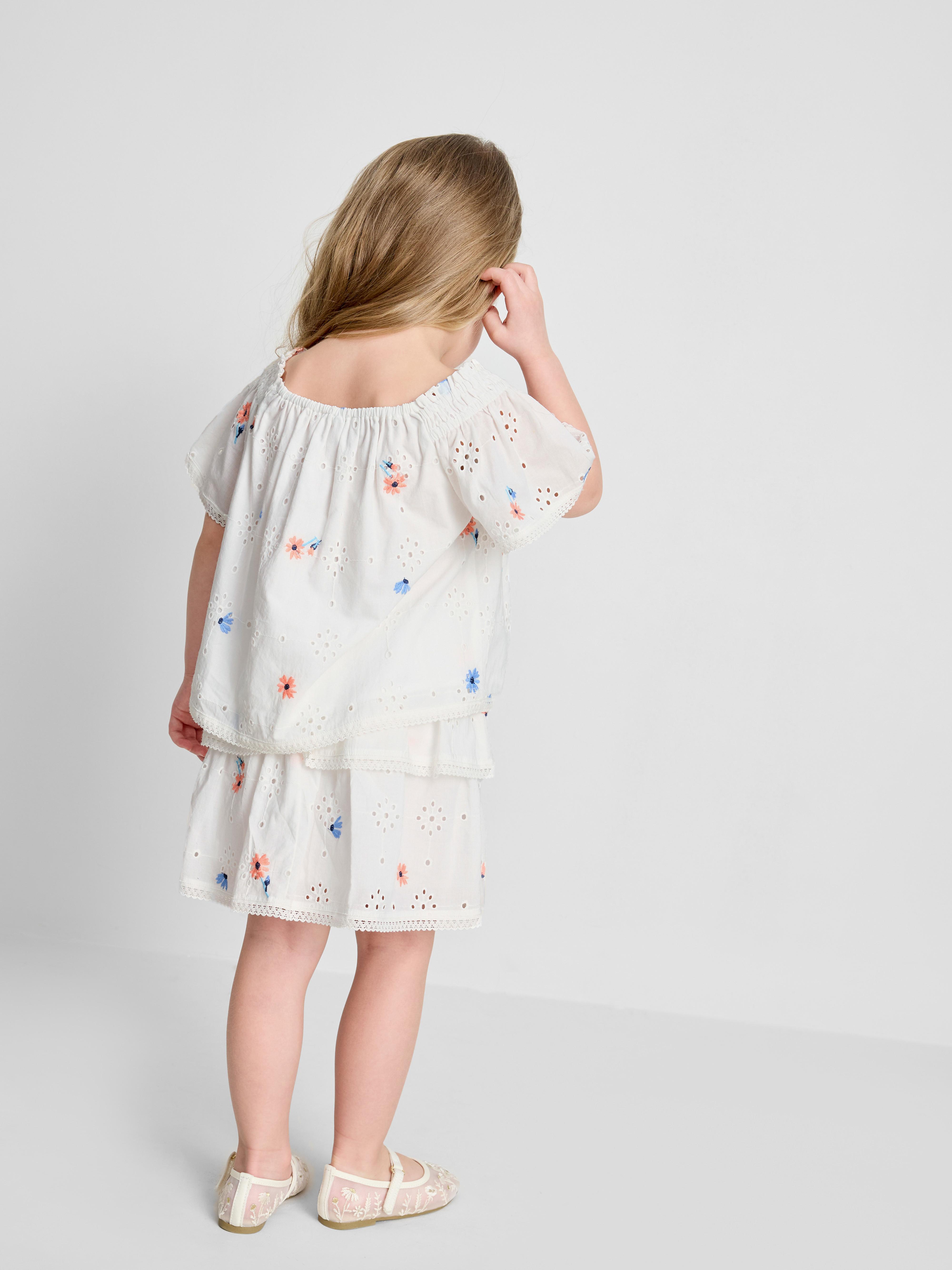 1,5-8 años | Blusa con bordado inglés