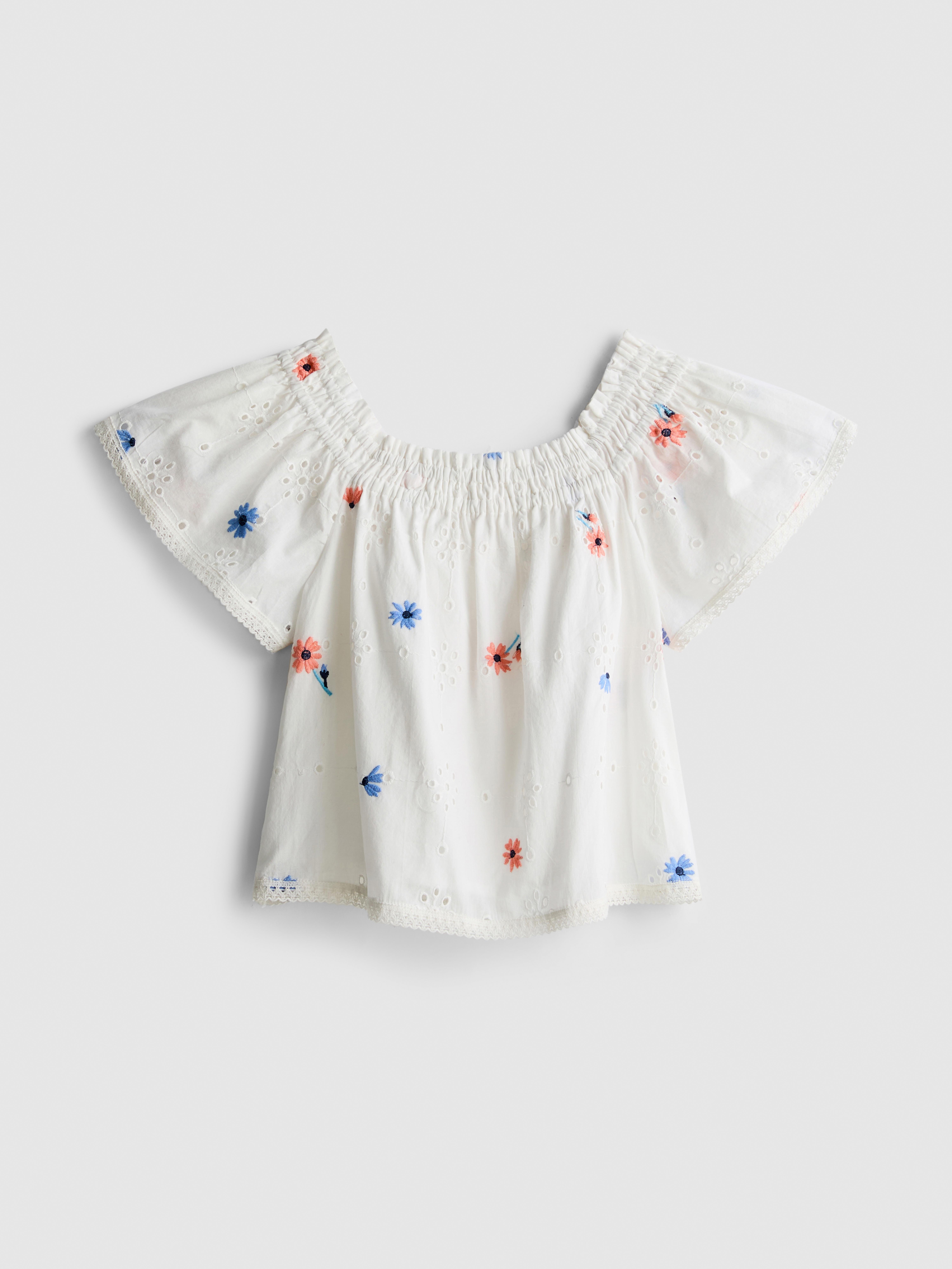 1.5-8yrs | Broderie Anglaise Blouse