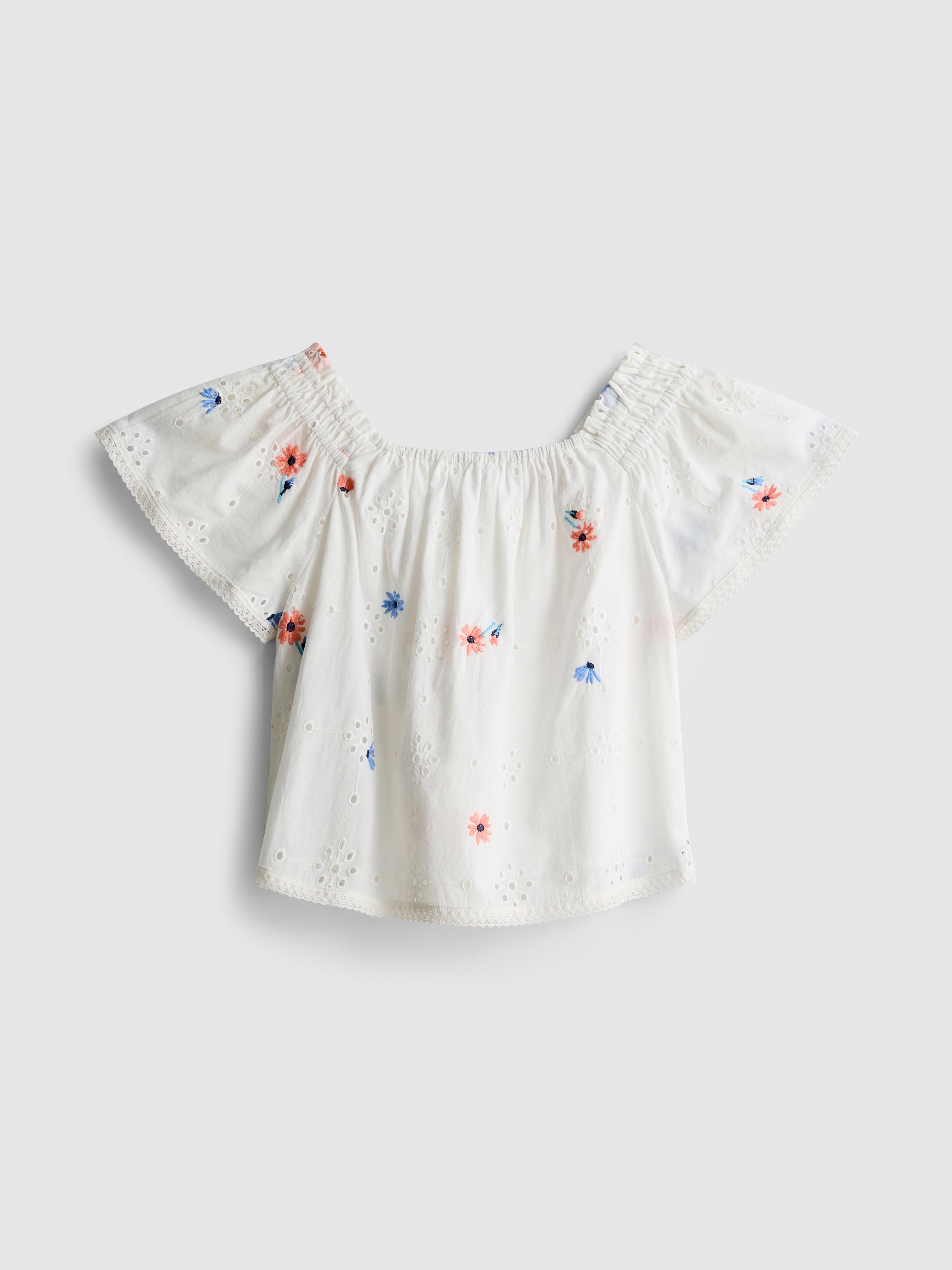 1.5-8yrs | Broderie Anglaise Blouse