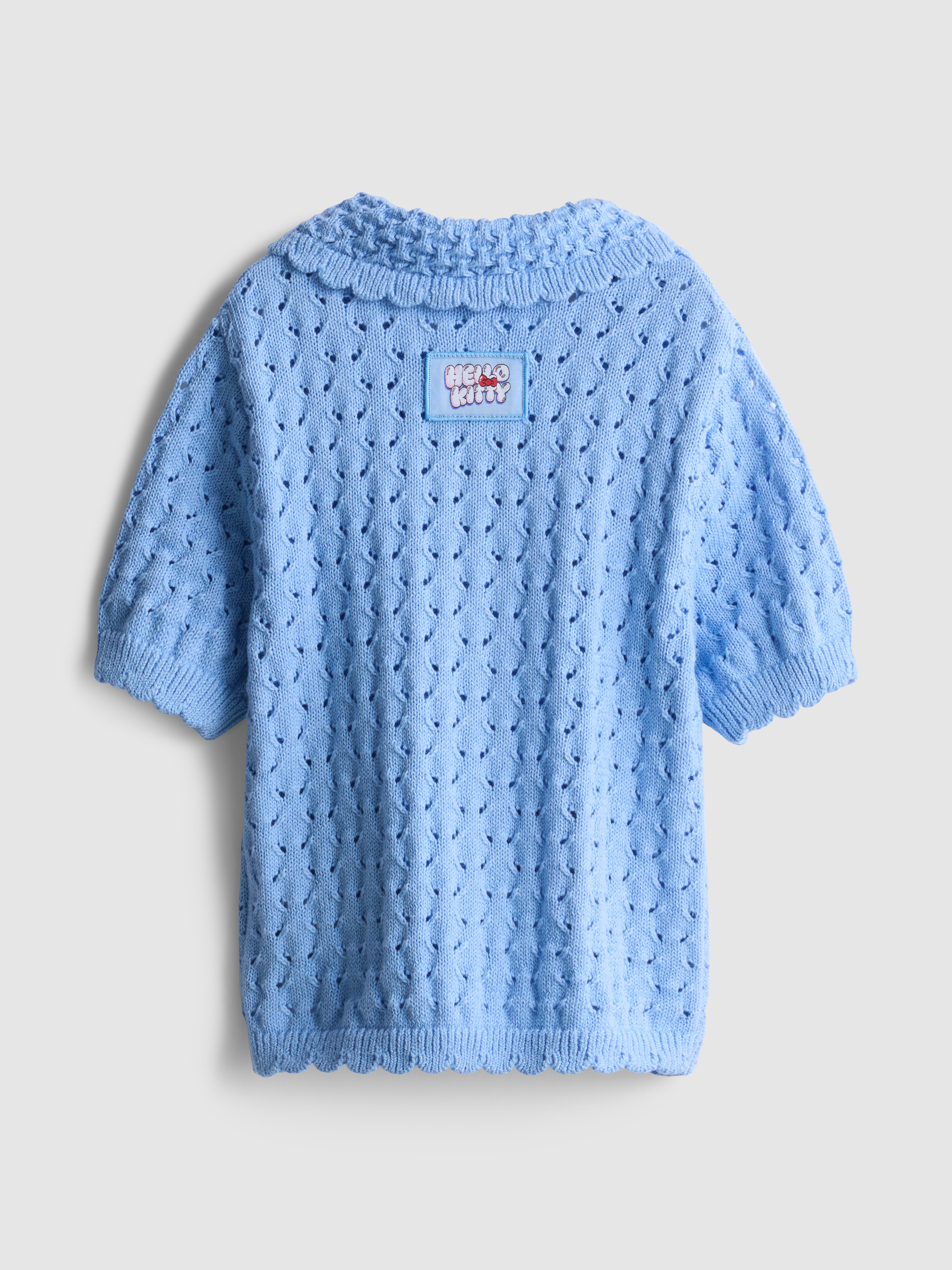 18 mois–8 ans | Gilet à manches courtes et col Hello Kitty