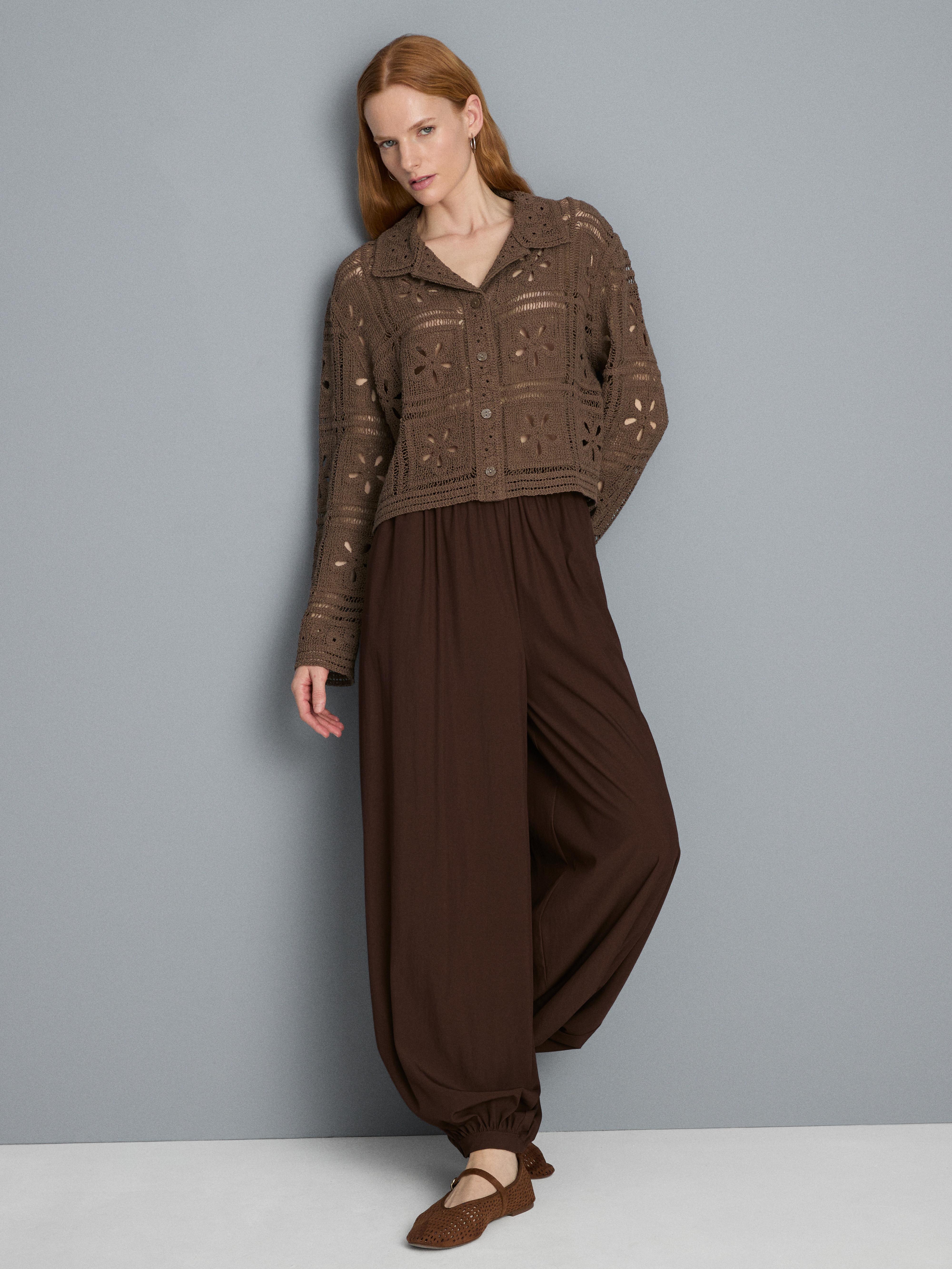 Knitted Crochet Shacket