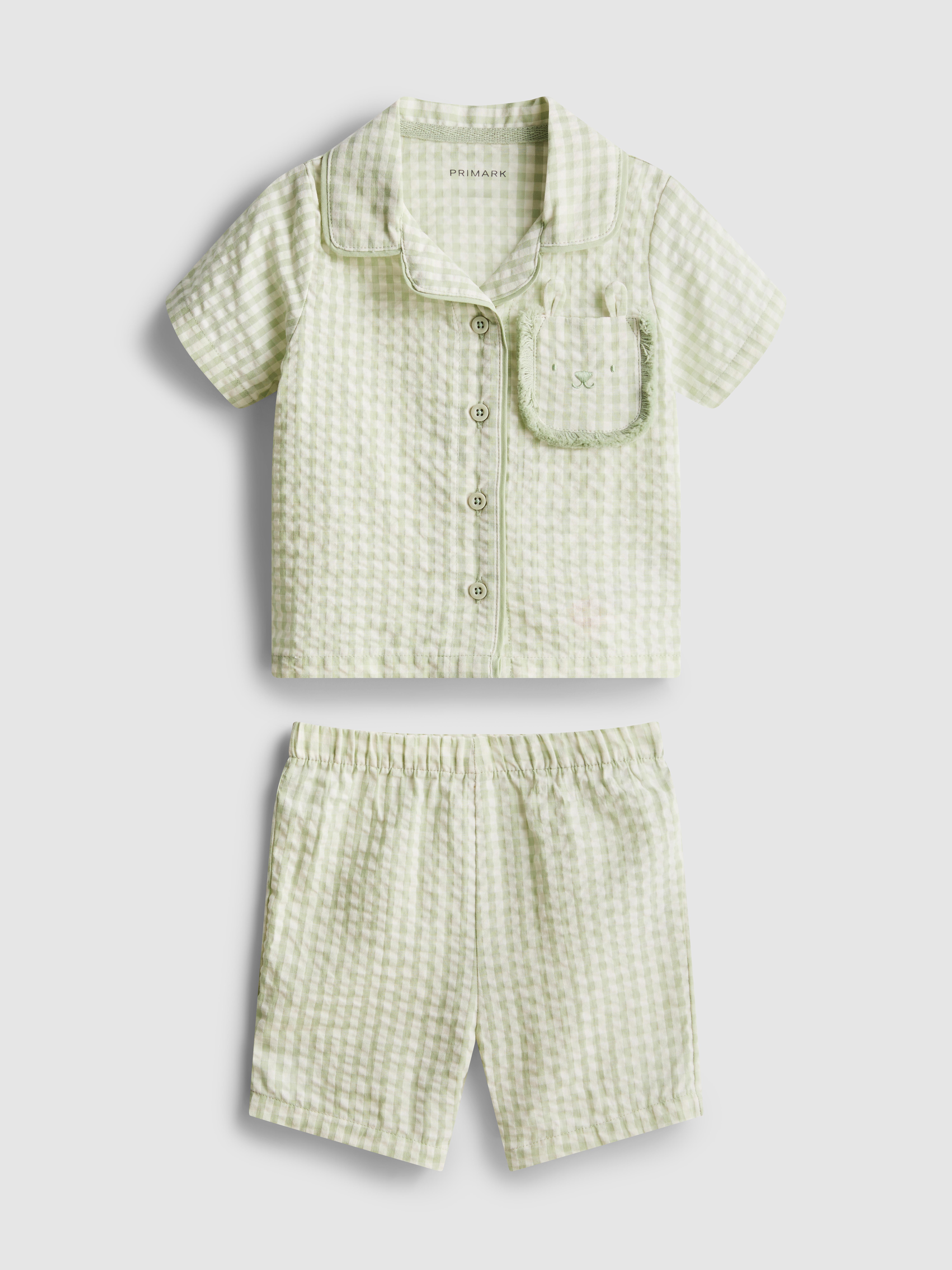 0–36 Monate | Kurzer Schlafanzug mit Vichykaros