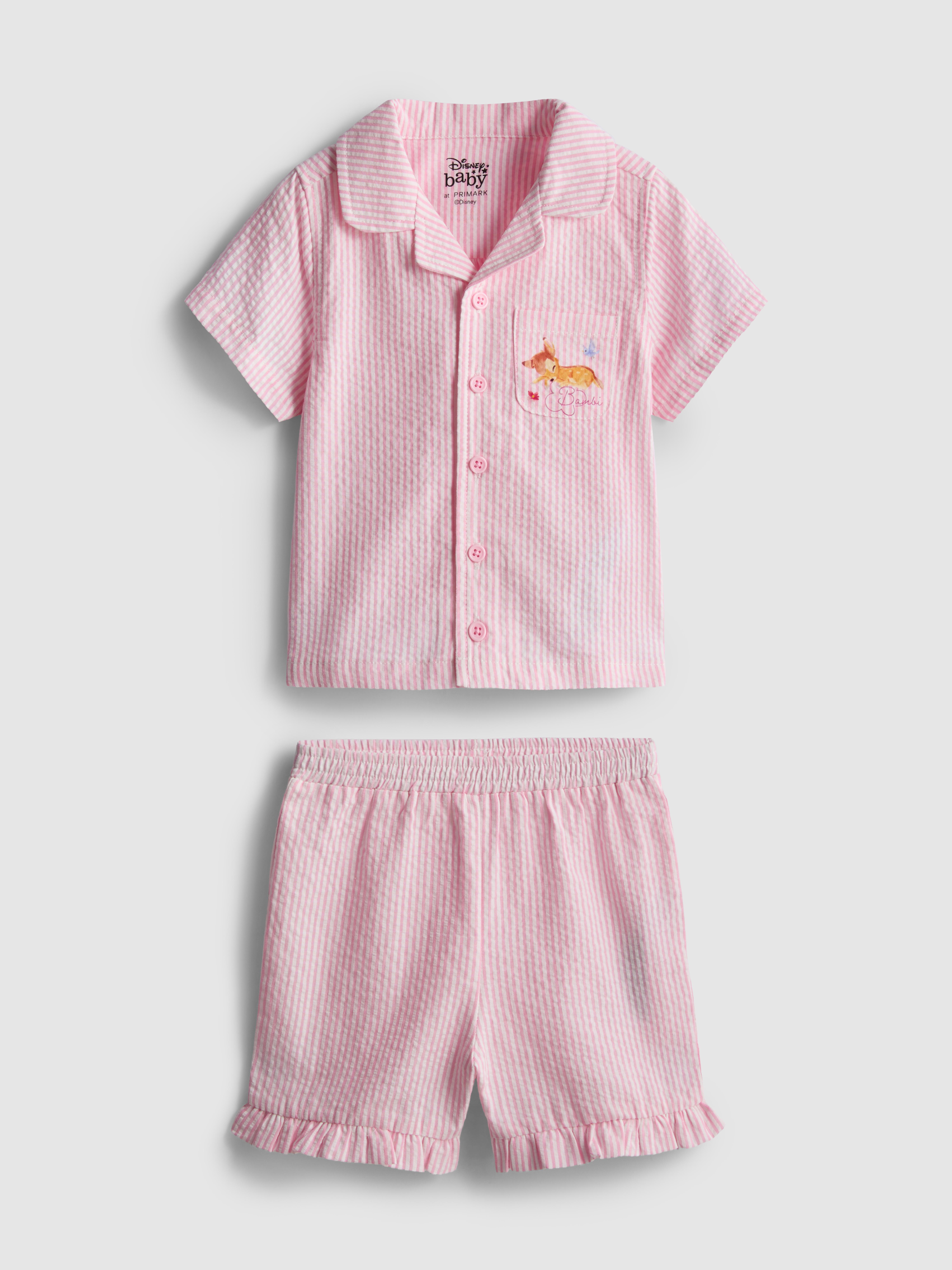 0-36mths | Disney’s Bambi Short Shirt Pyjamas
