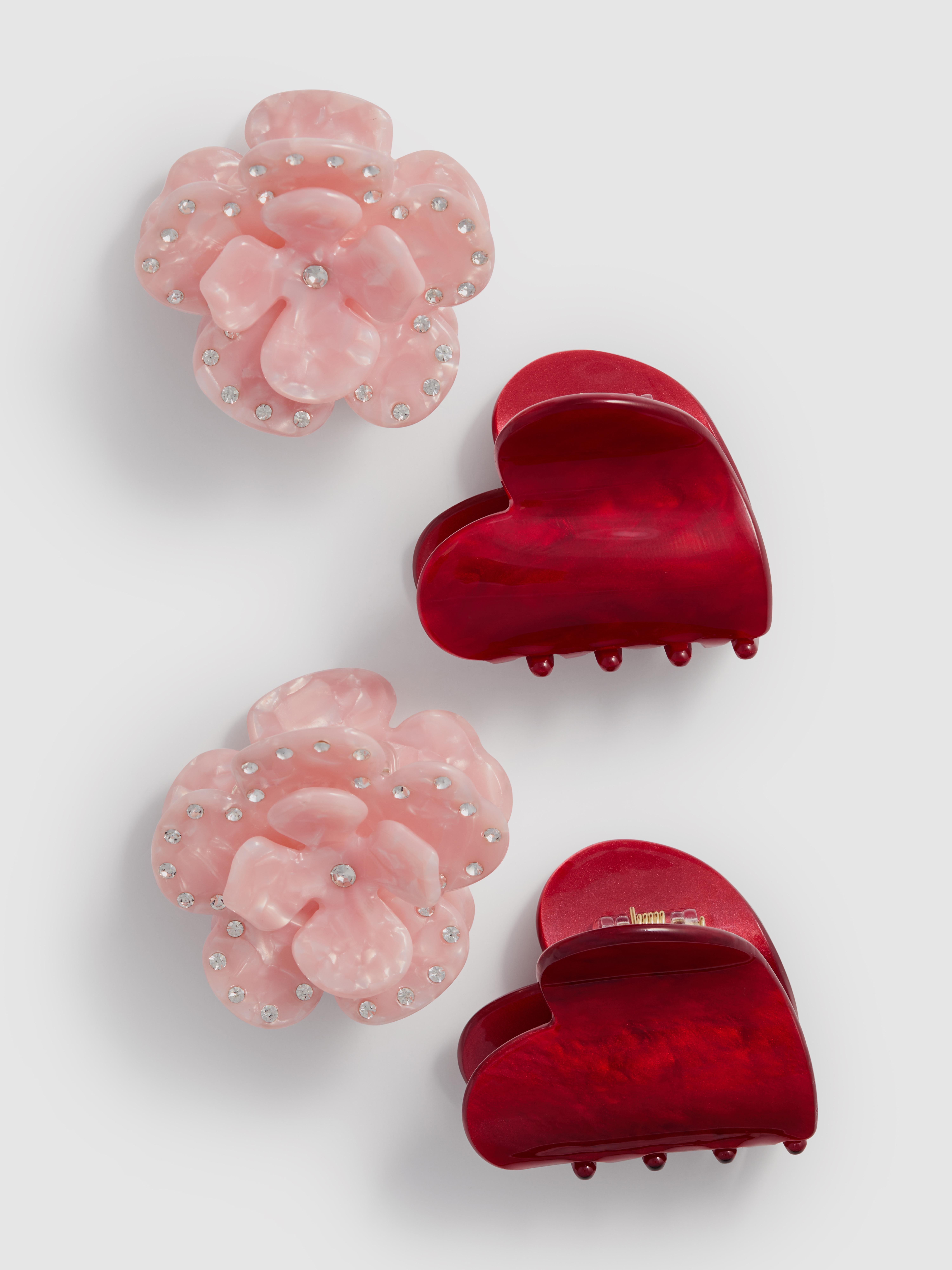 4pk Mixed Claw Clips