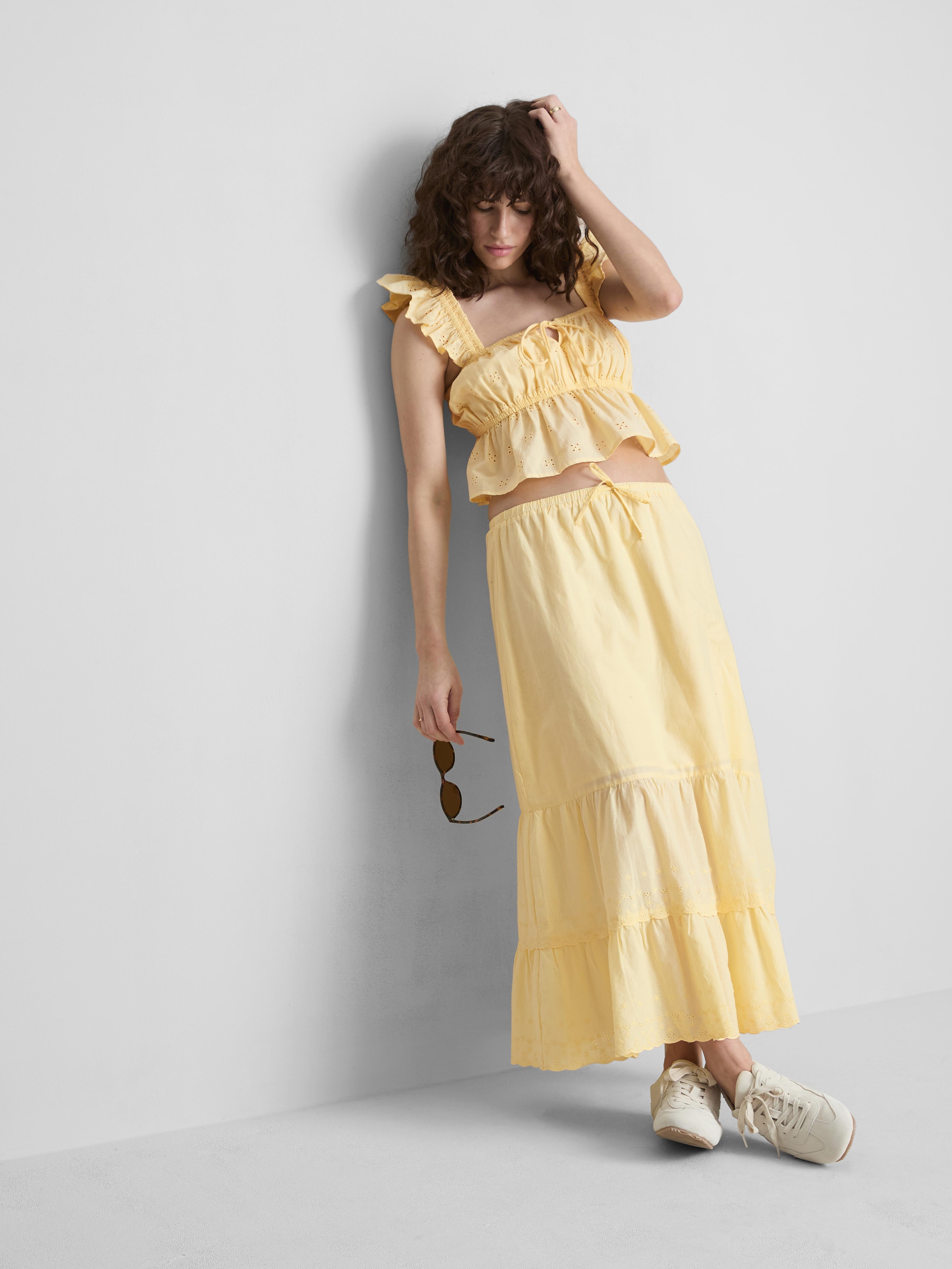 The Primark Scene | Tiered Cotton Maxi Skirt