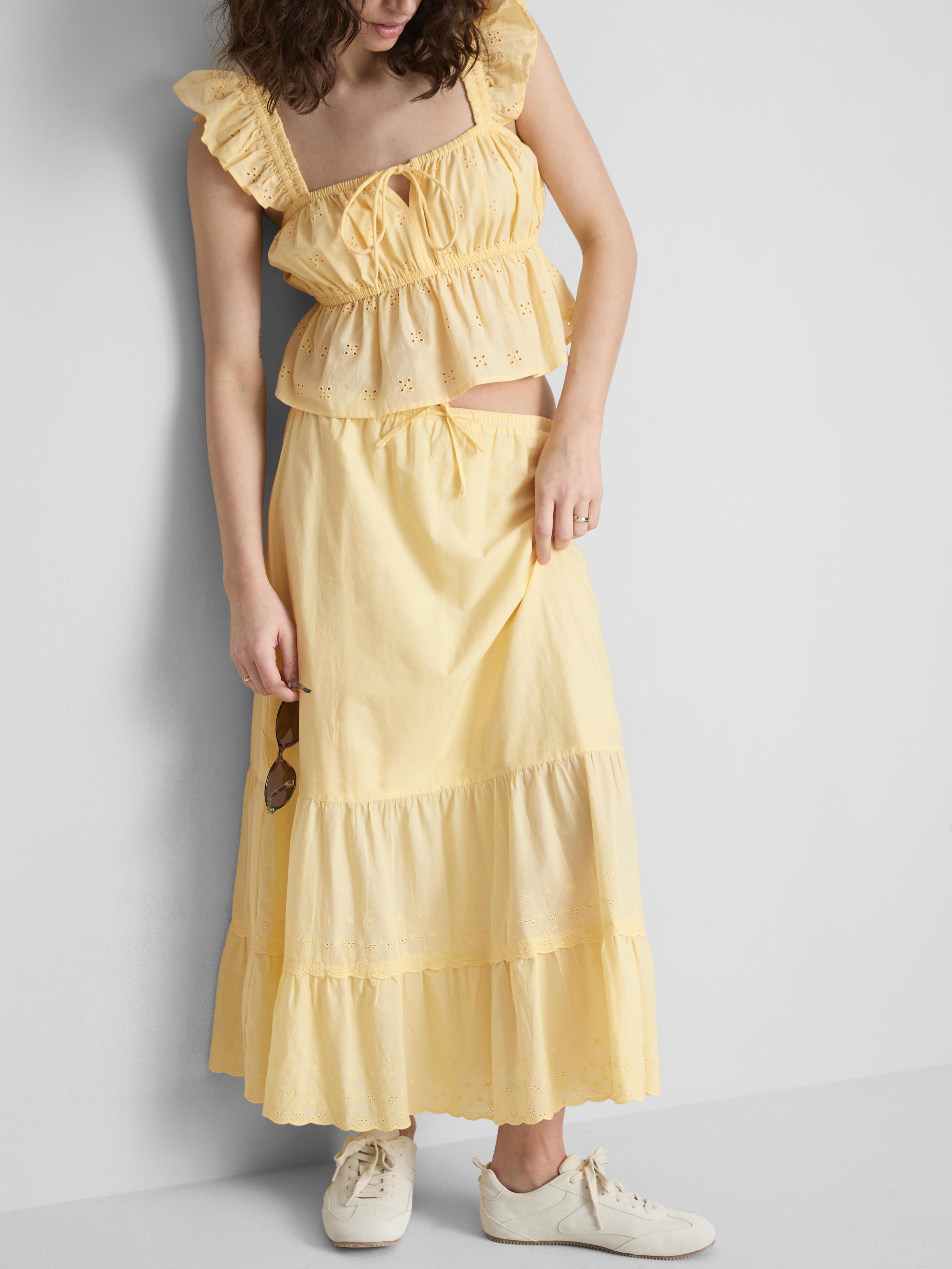 The Primark Scene | Tiered Cotton Maxi Skirt