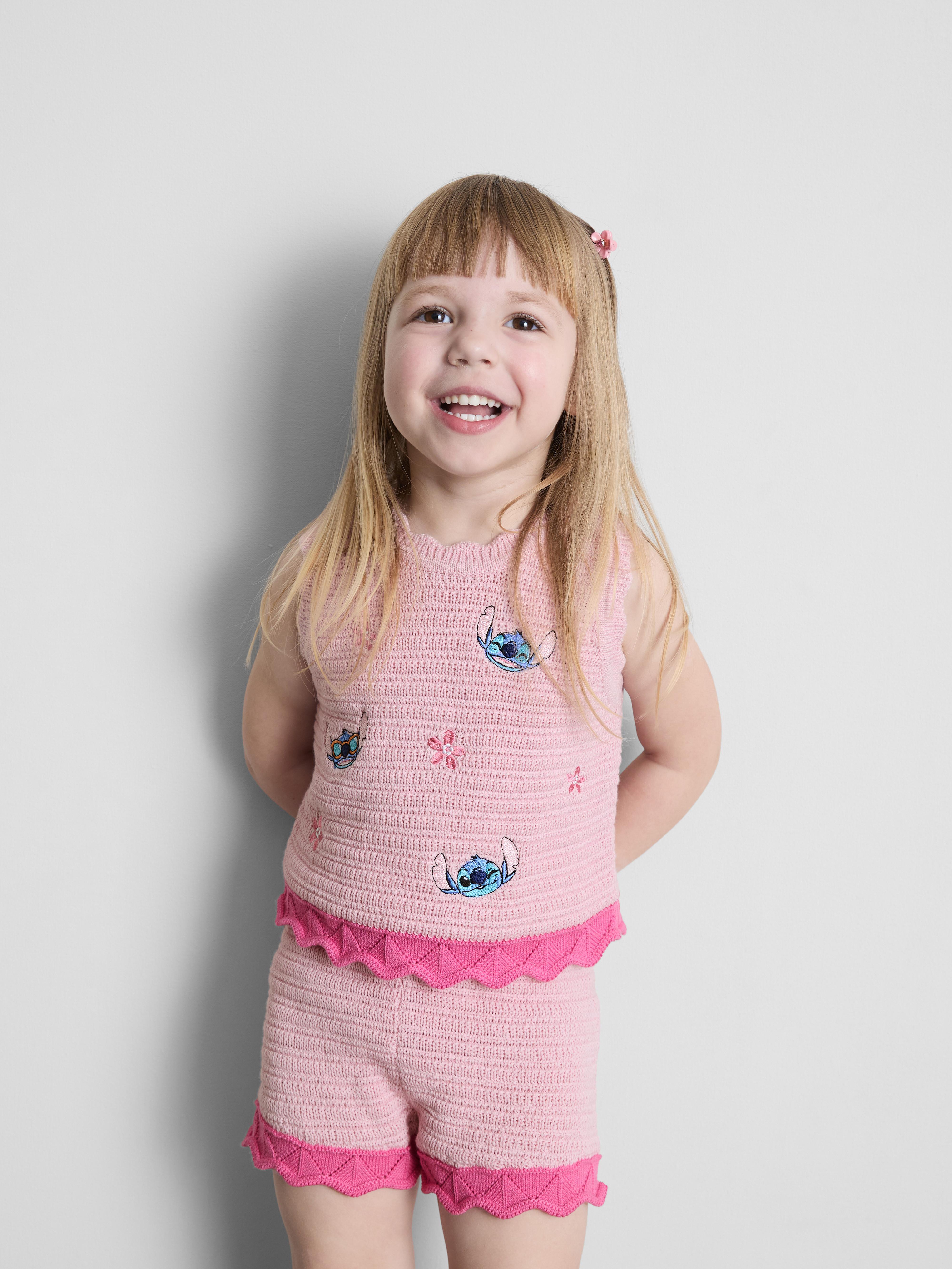 1,5-8 anos | Top s/ mangas/calções Disney Stitch