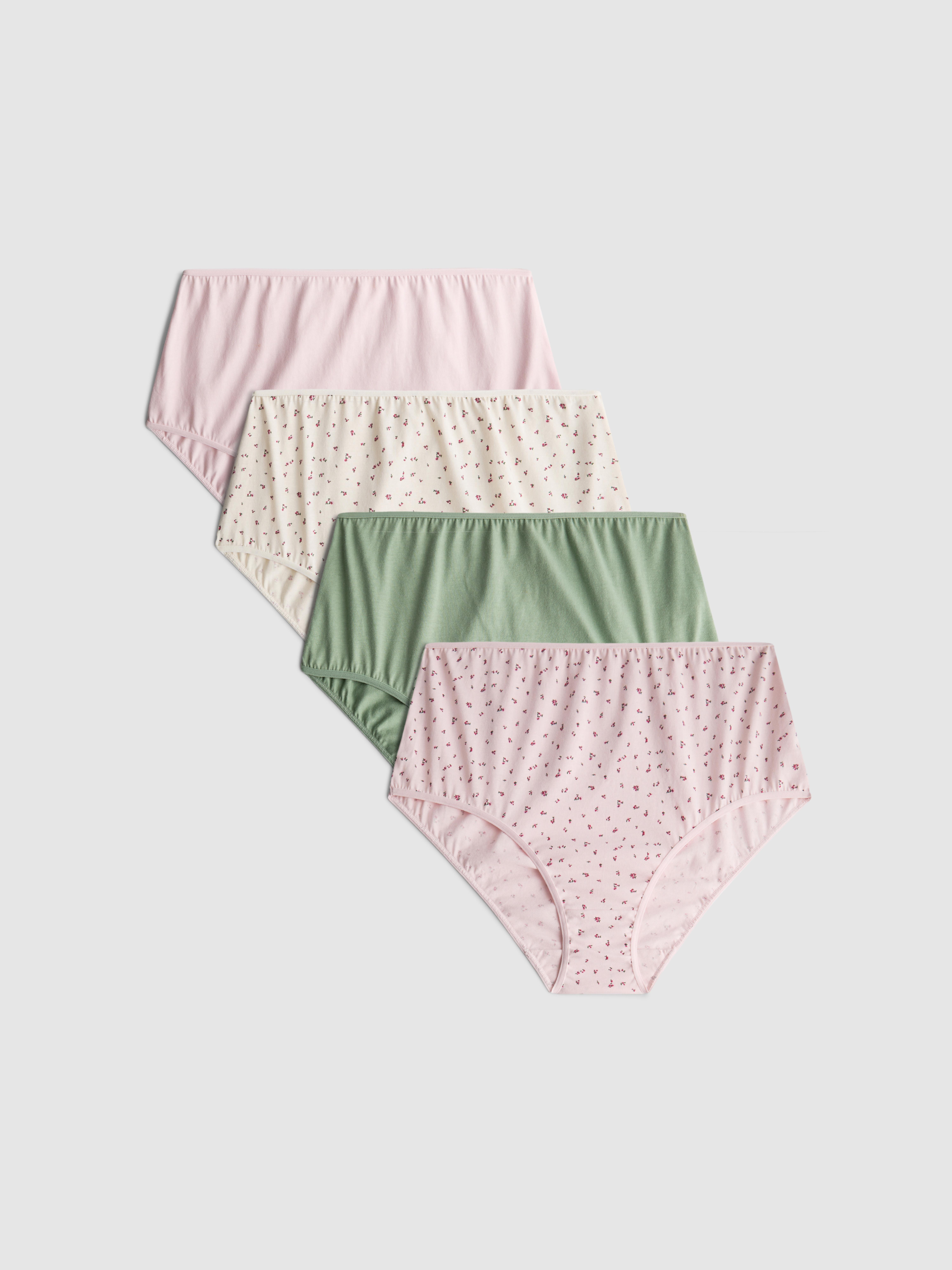 4pk Pure Cotton Full Briefs