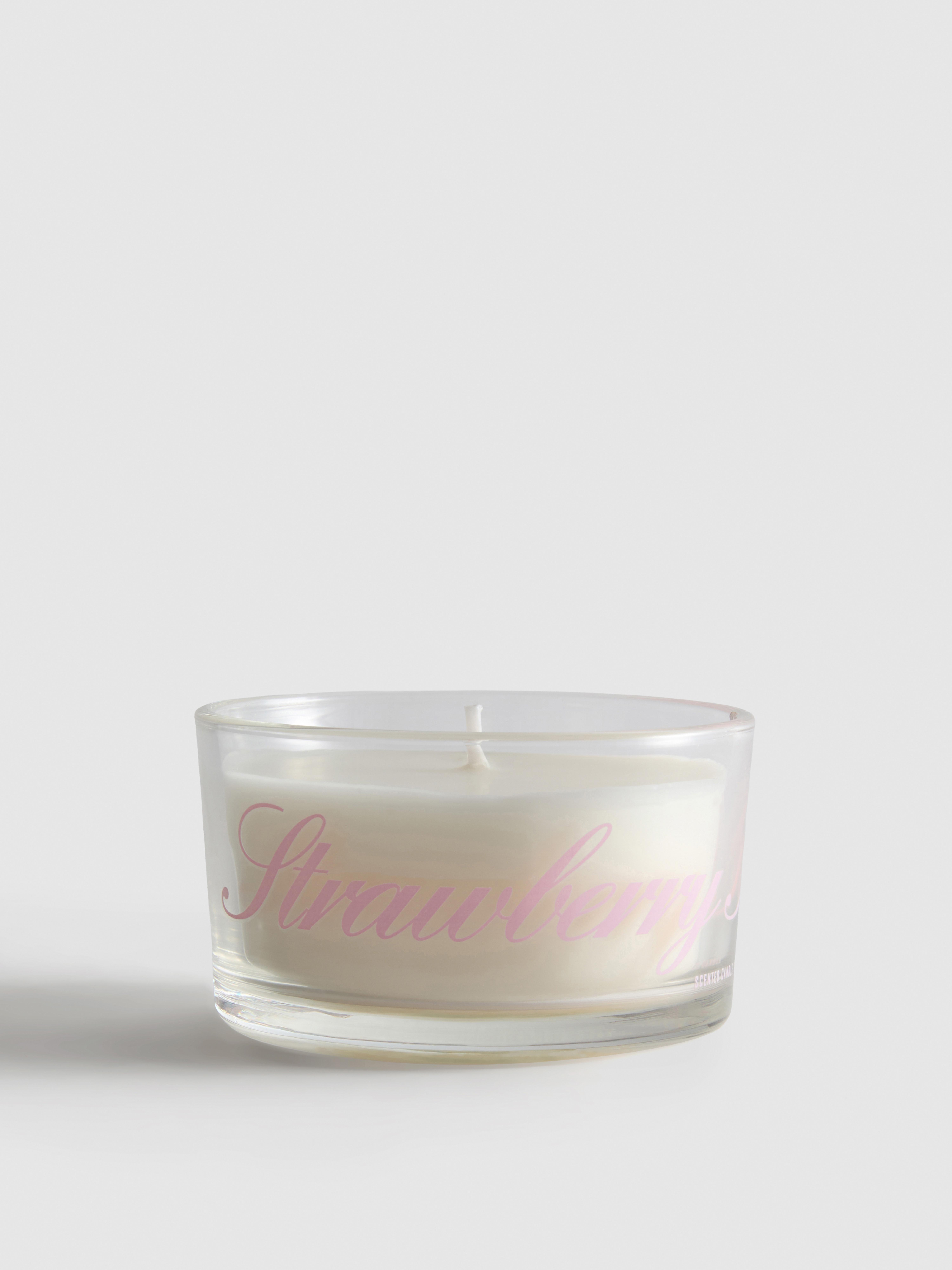 Scented candle In Glass Tub
