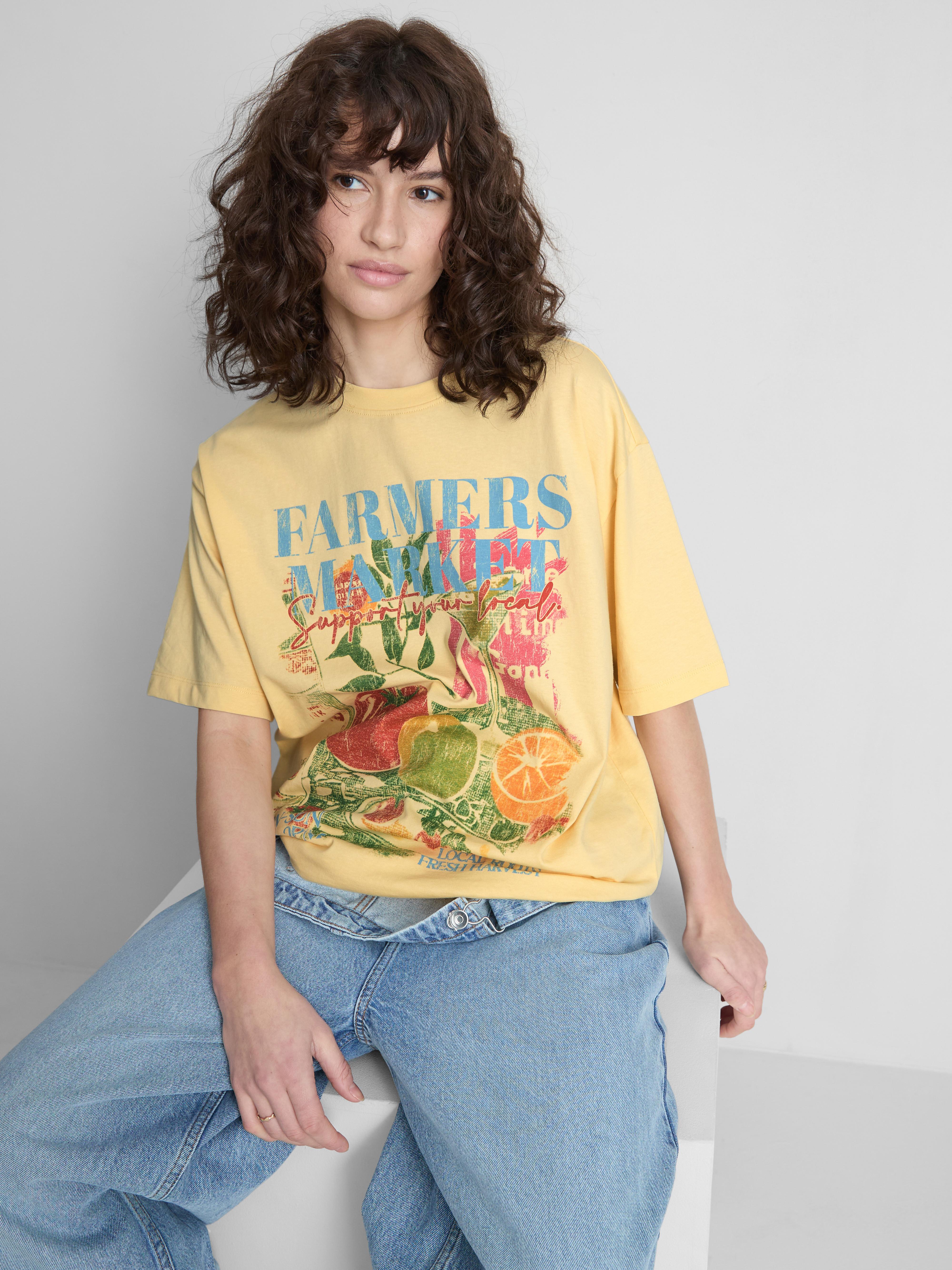 The Primark Scene | Bawełniana koszulka oversize