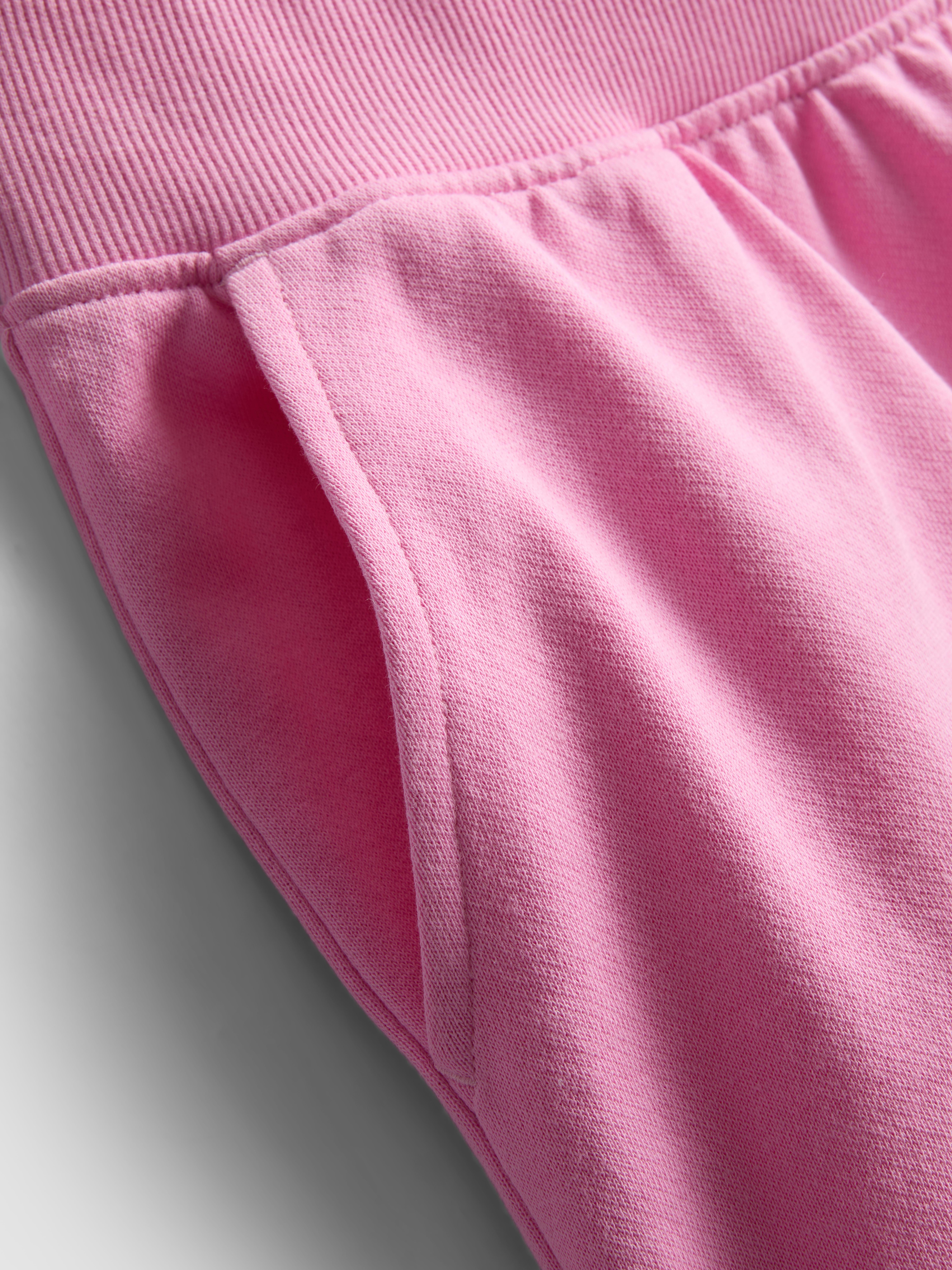 Cotton Split Hem Lounge Shorts