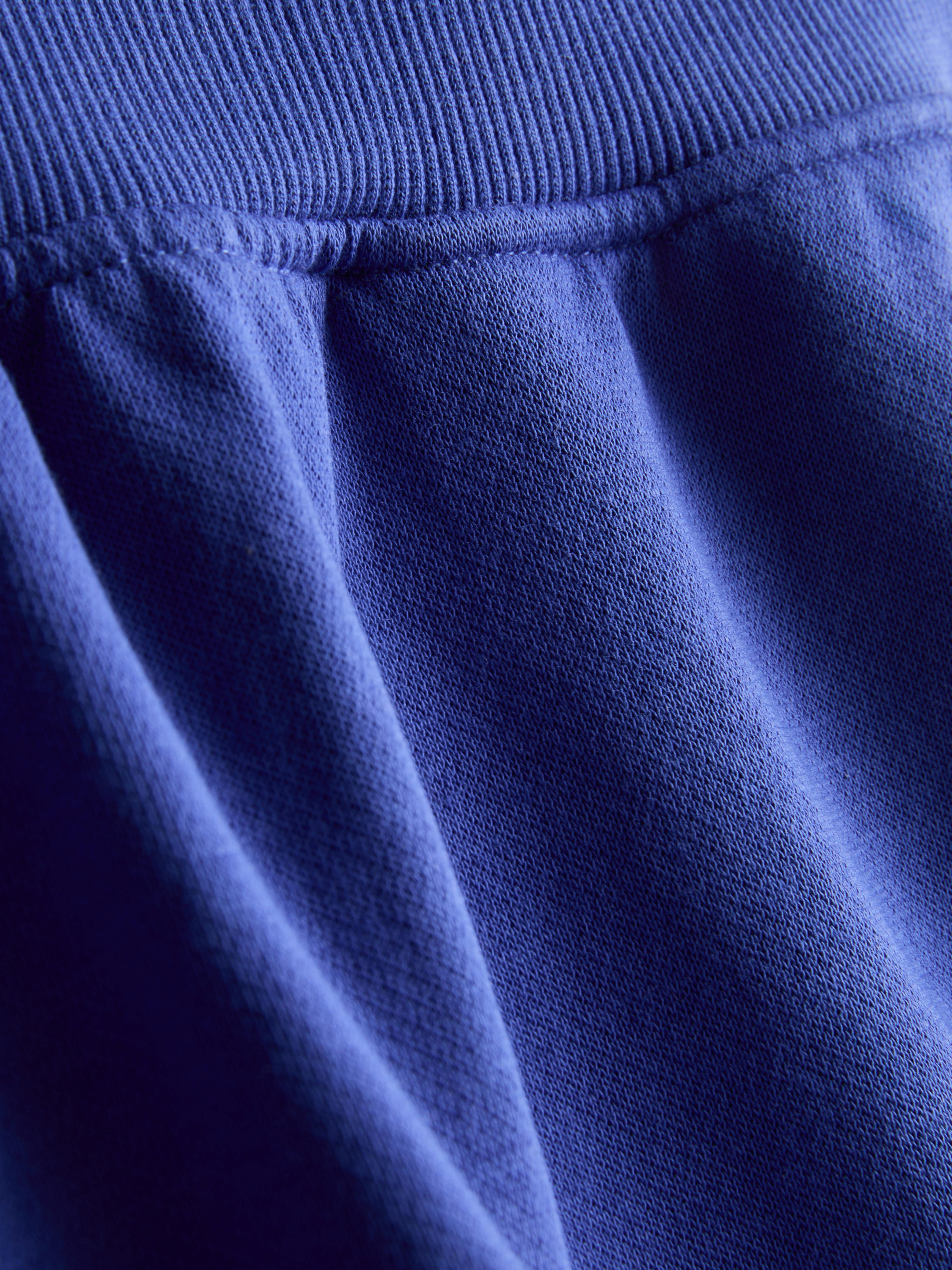 Lounge-Shorts aus Baumwolle mit Schlitz