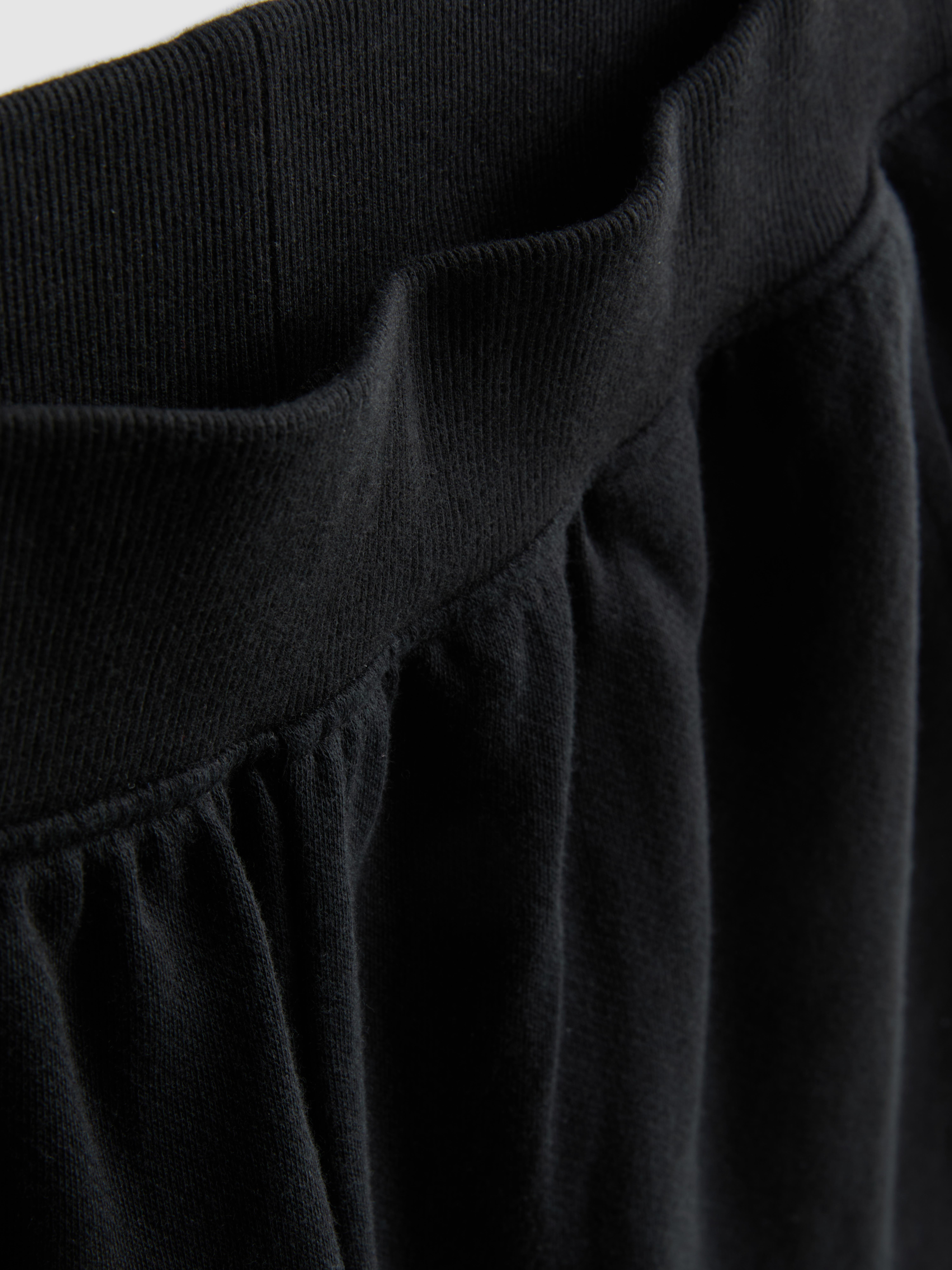 Cotton Split Hem Lounge Shorts