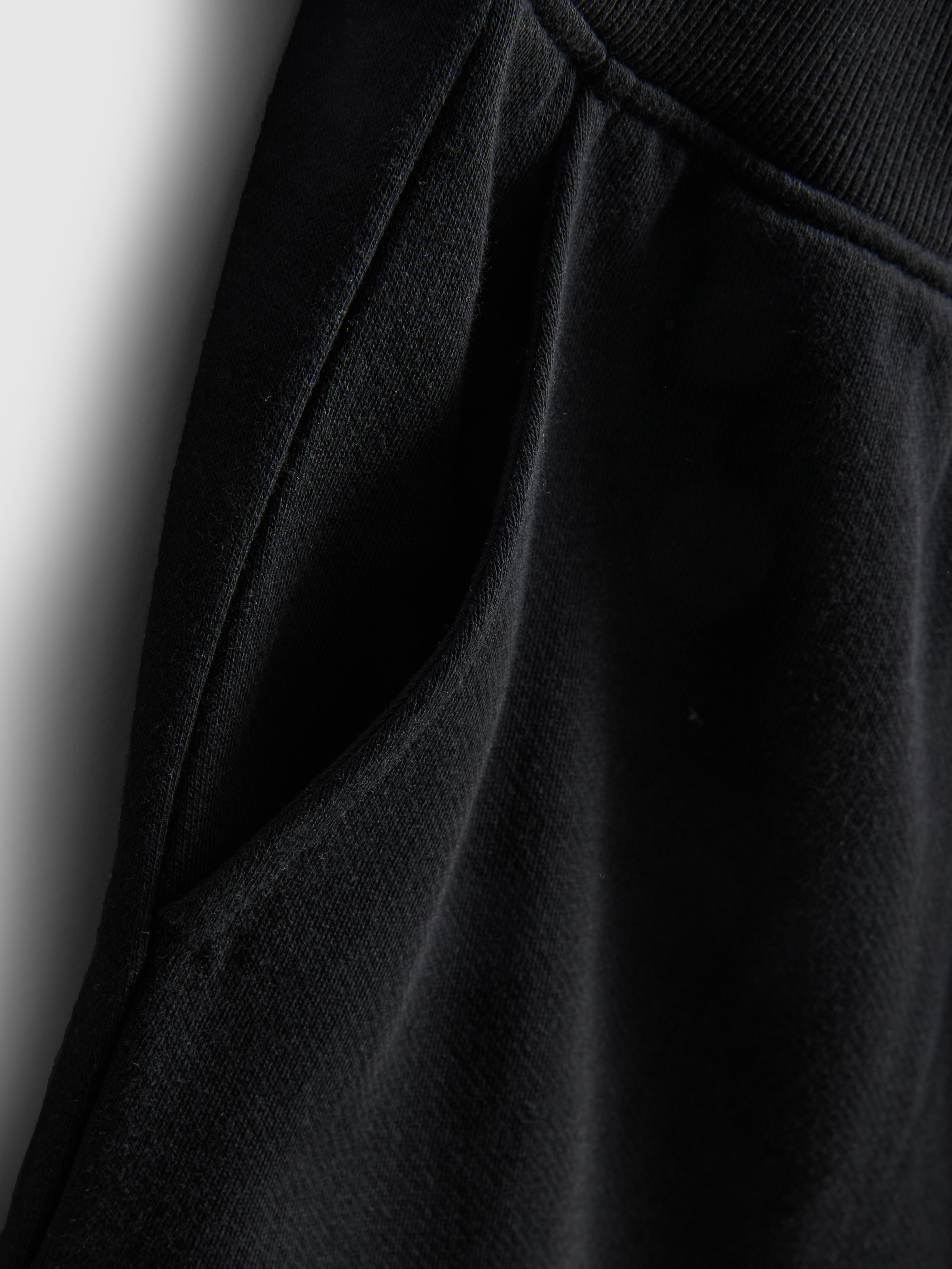 Cotton Split Hem Lounge Shorts
