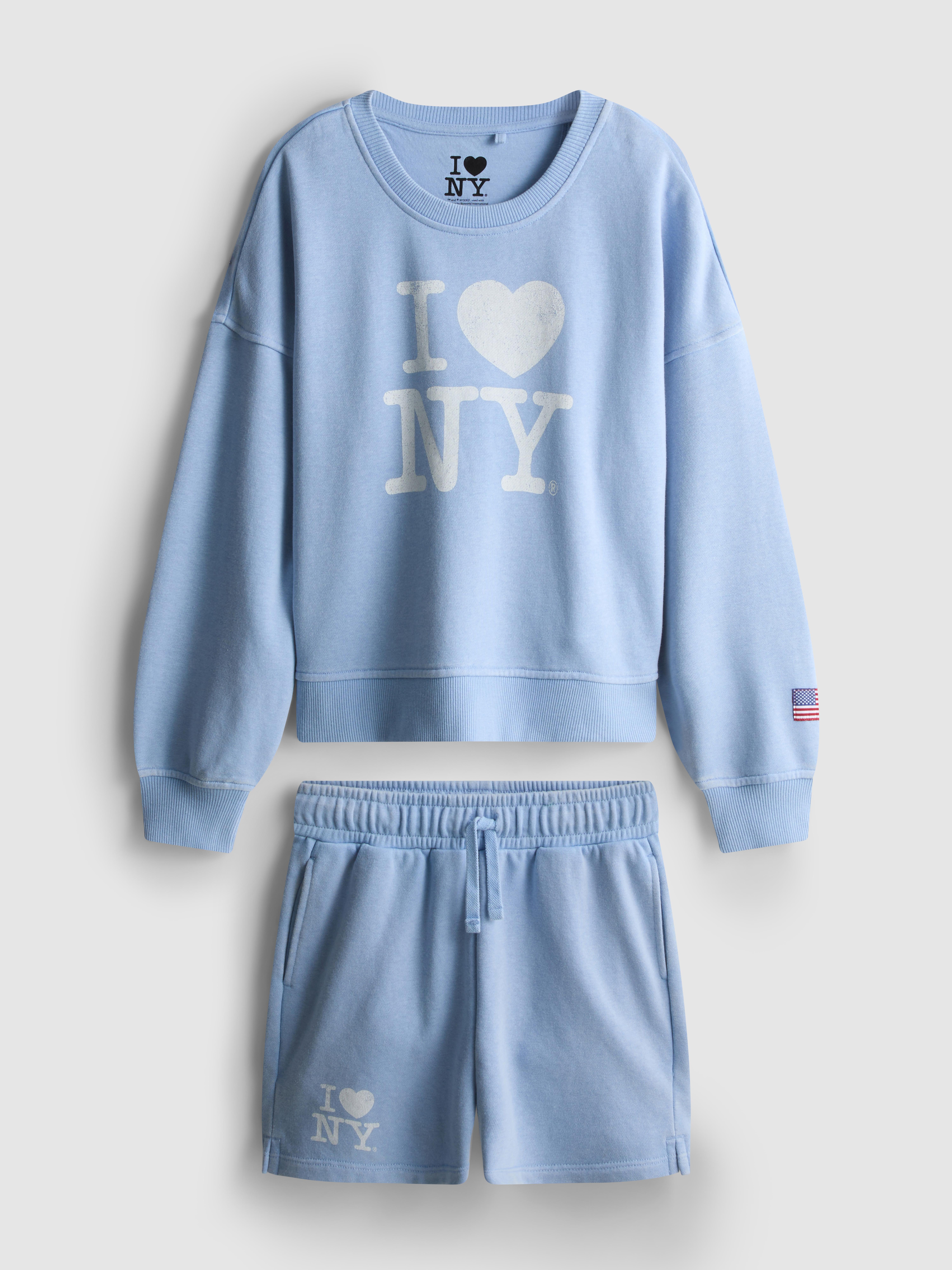 7-15yrs | I Love New York Sweatshirt and Shorts Set