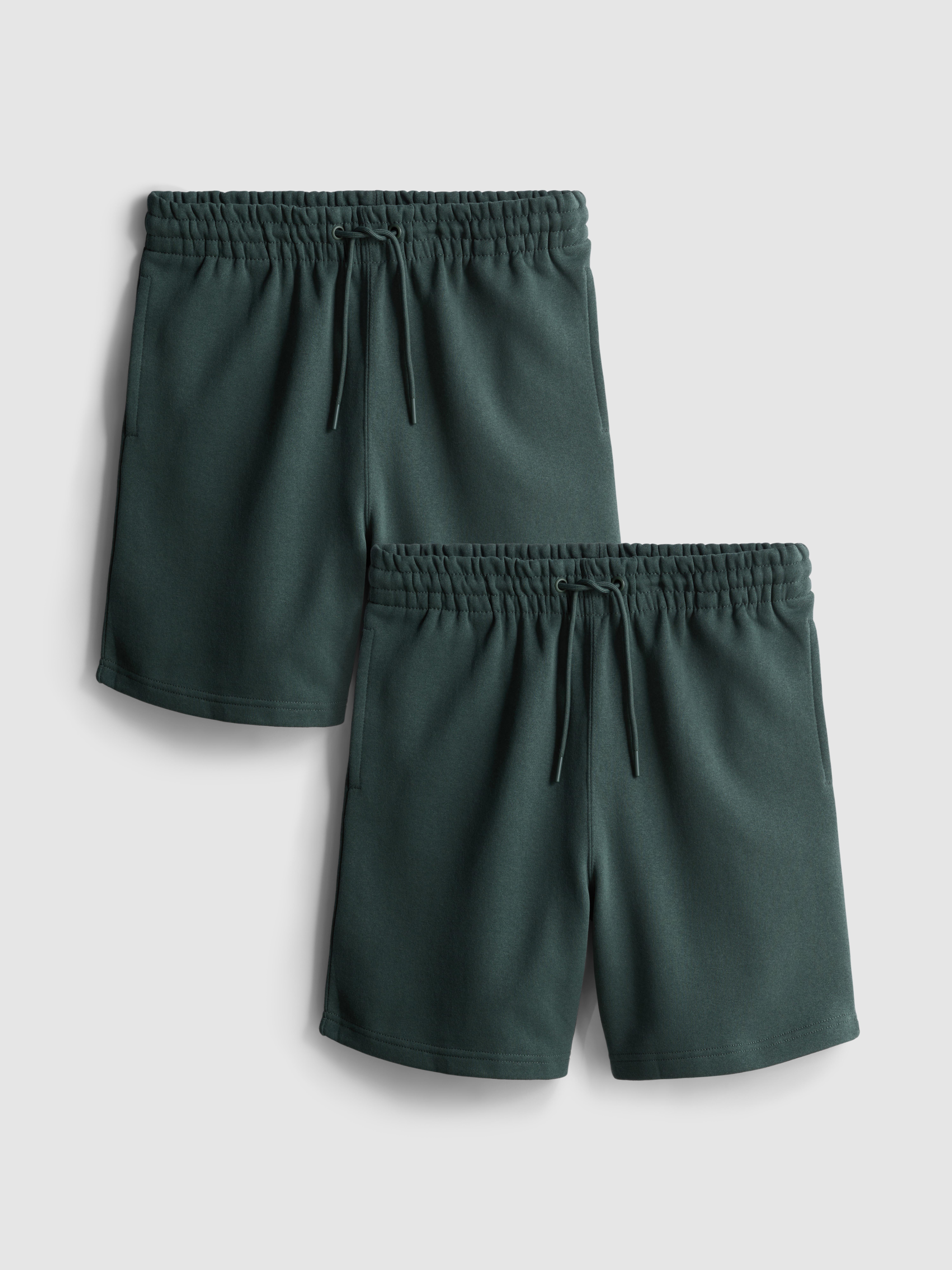 2pk Drawstring Leisure Shorts