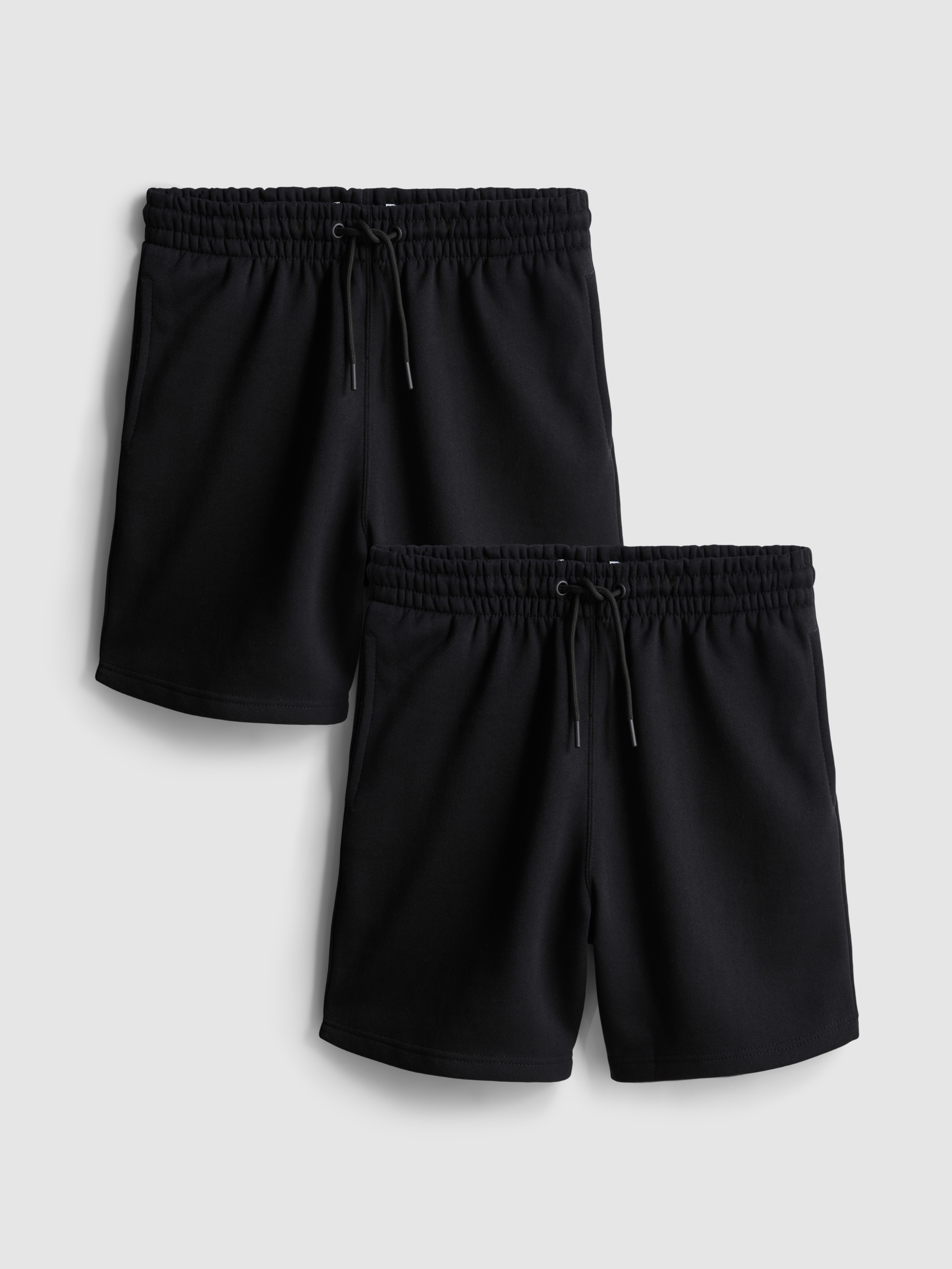 2pk Drawstring Leisure Shorts