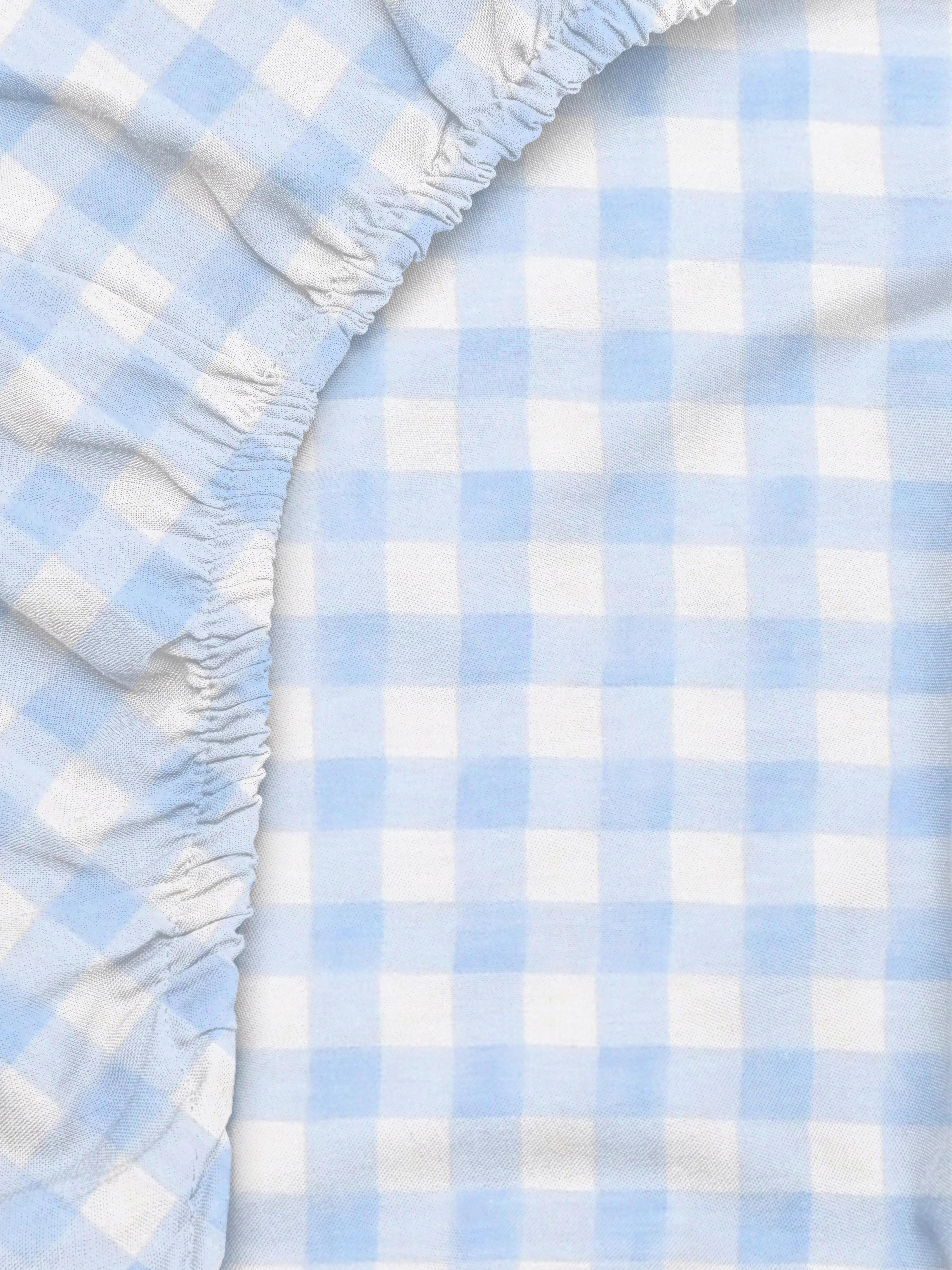 Lenzuolo con angoli matrimoniale a quadretti