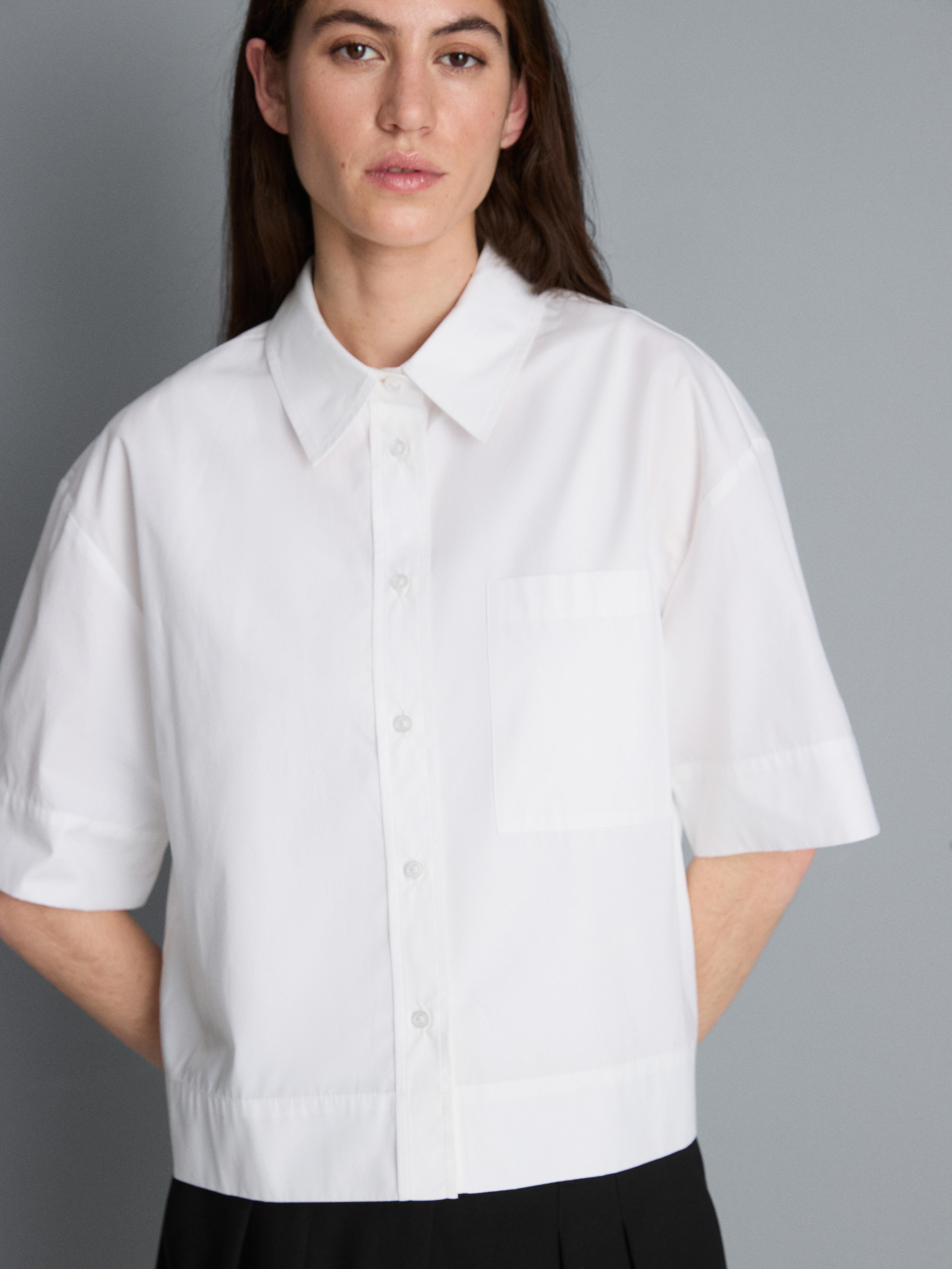 Ultimate Cotton Short Sleeve Boxy Shirt