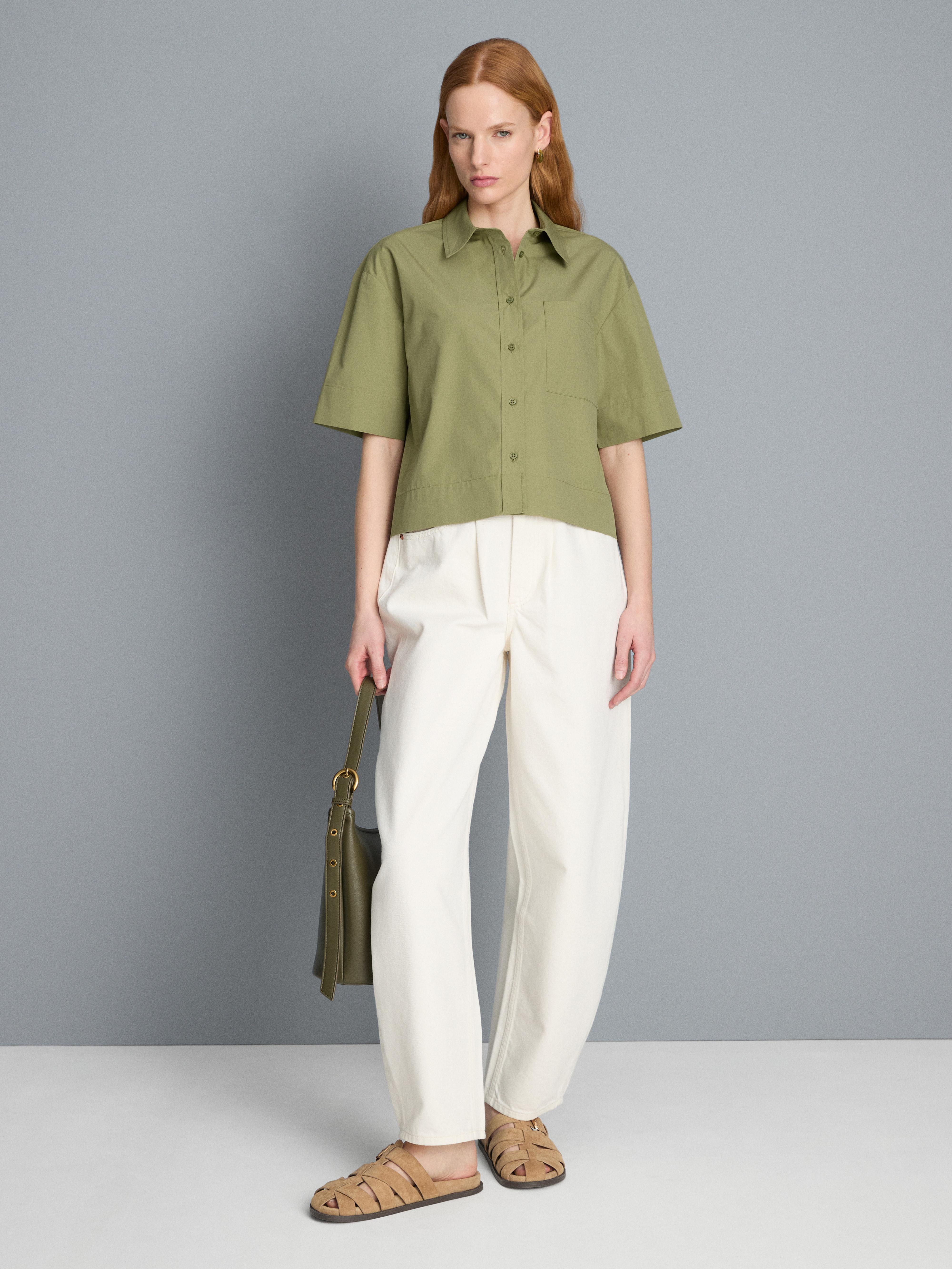 Ultimate Cotton Short Sleeve Boxy Shirt