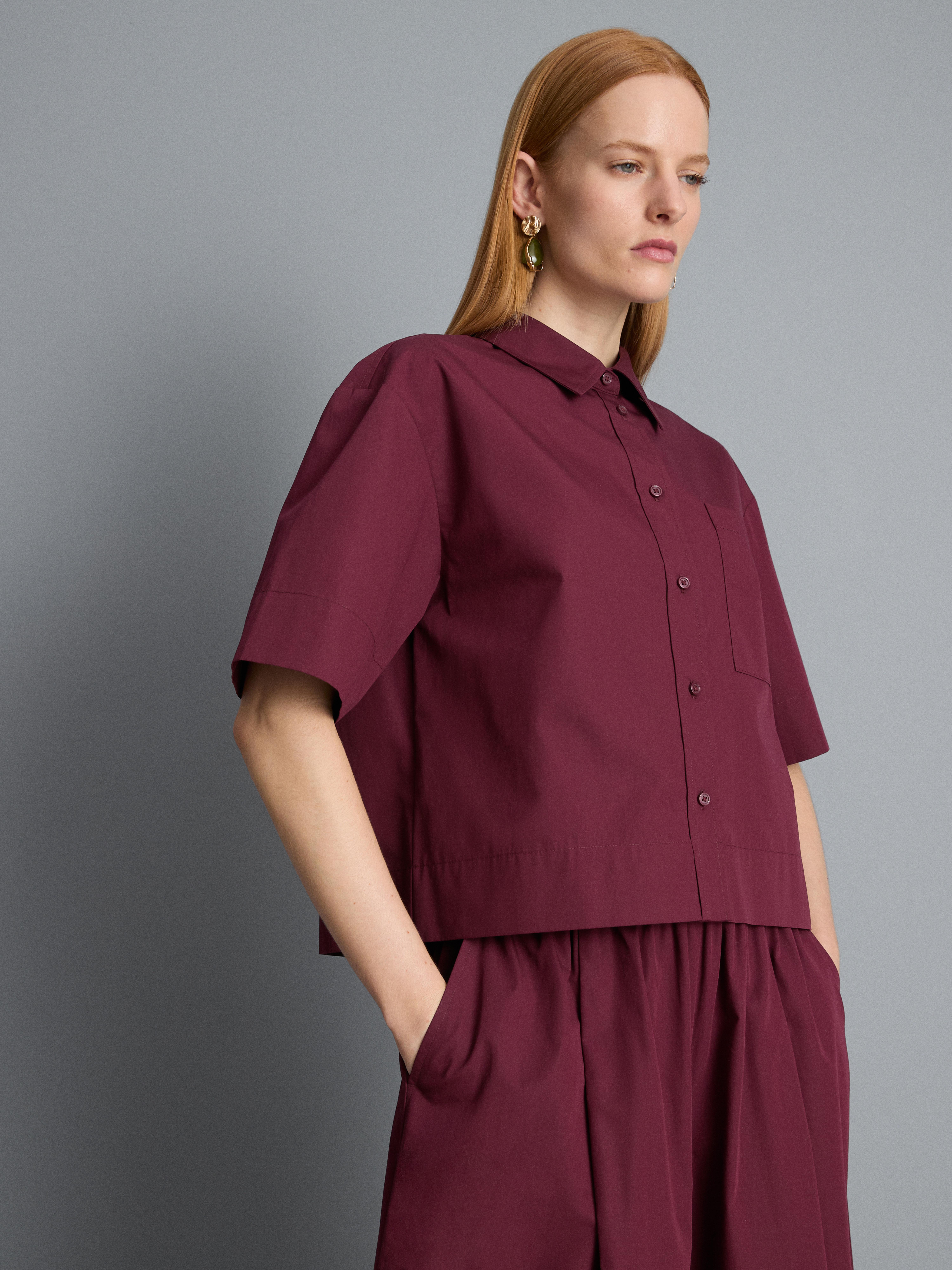 Ultimate Cotton Short-Sleeve Boxy Shirt