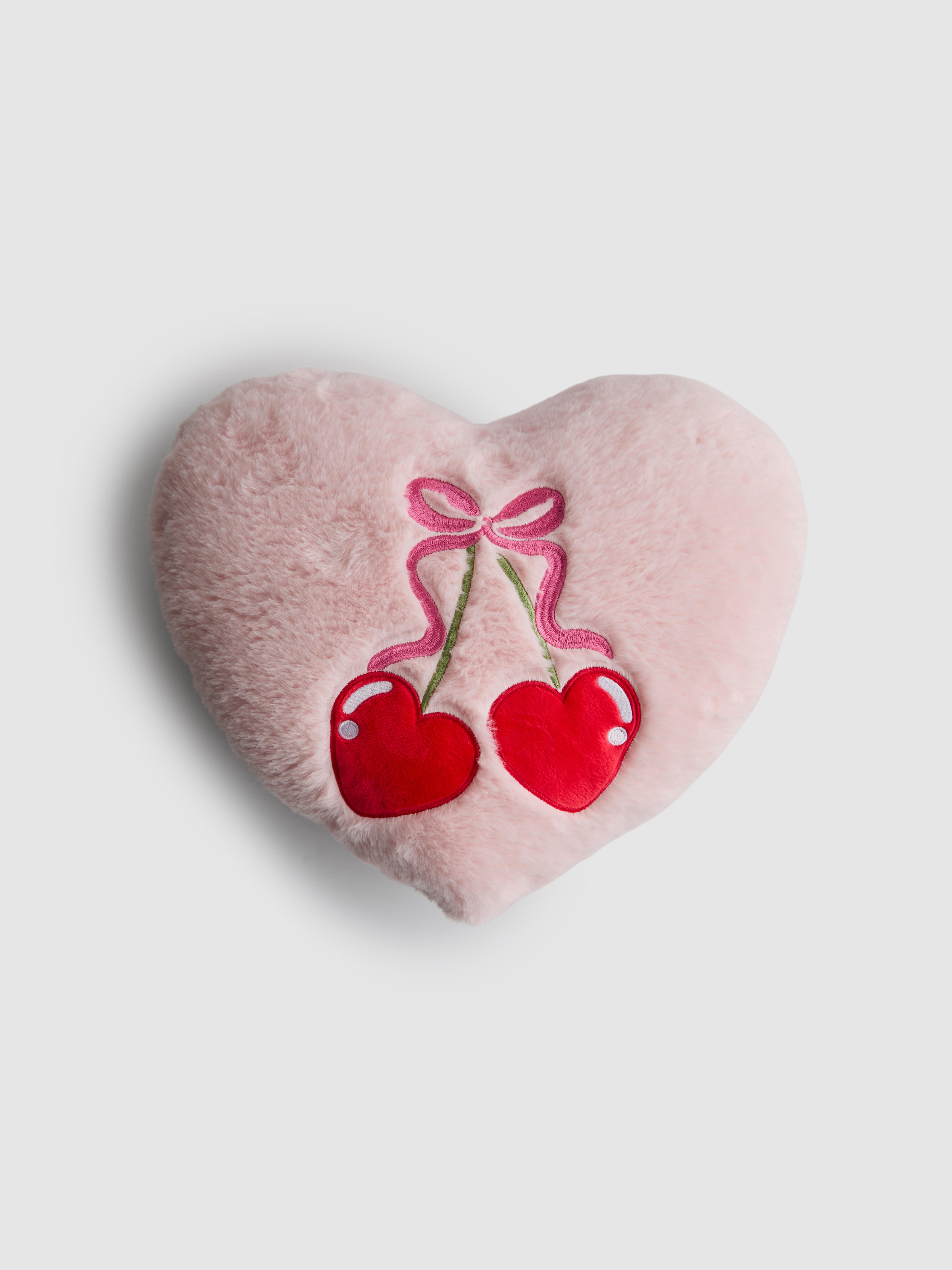 Heart Shaped Fluffy Cushion