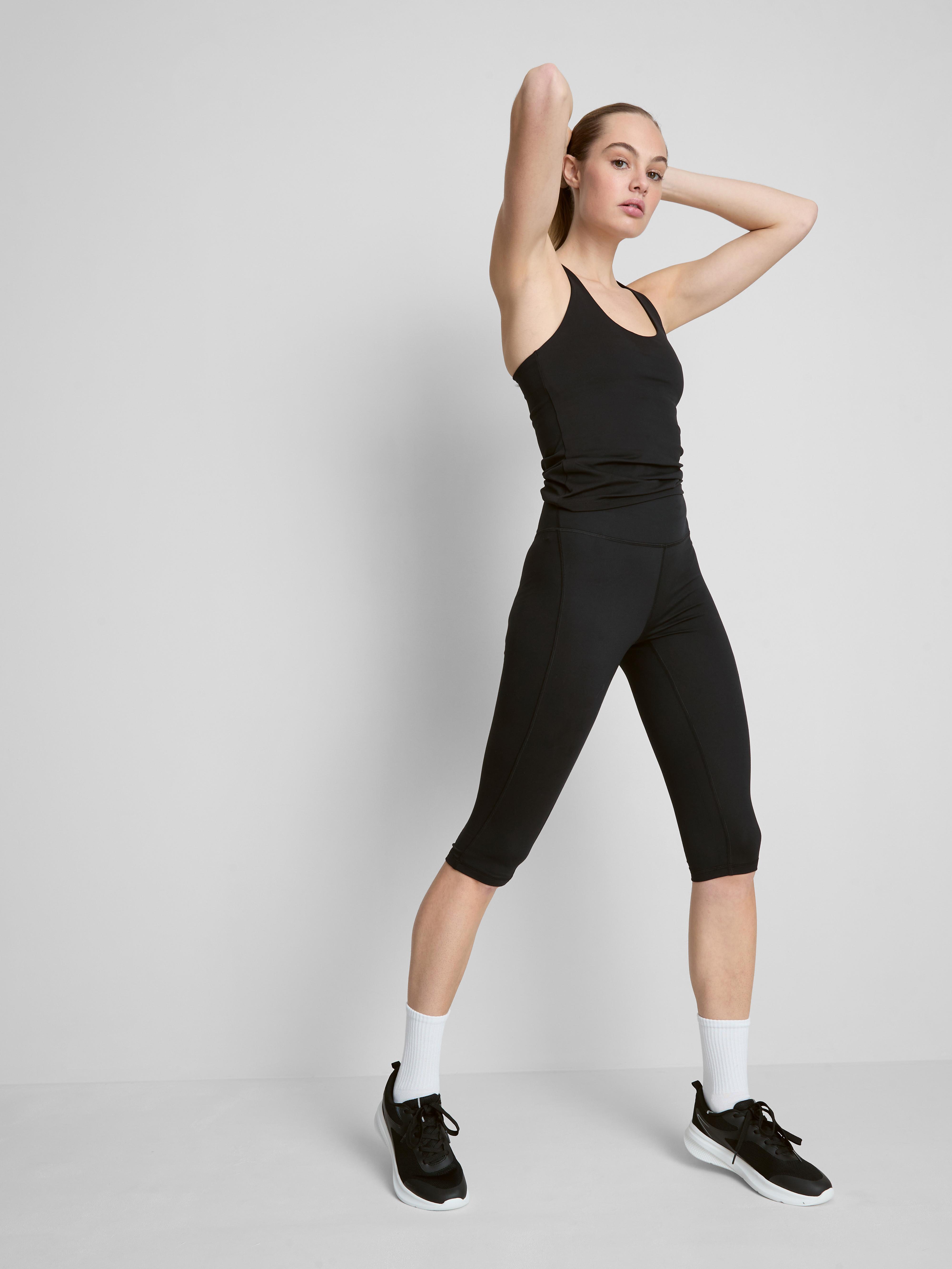 Capri-sportlegging met hoge taille