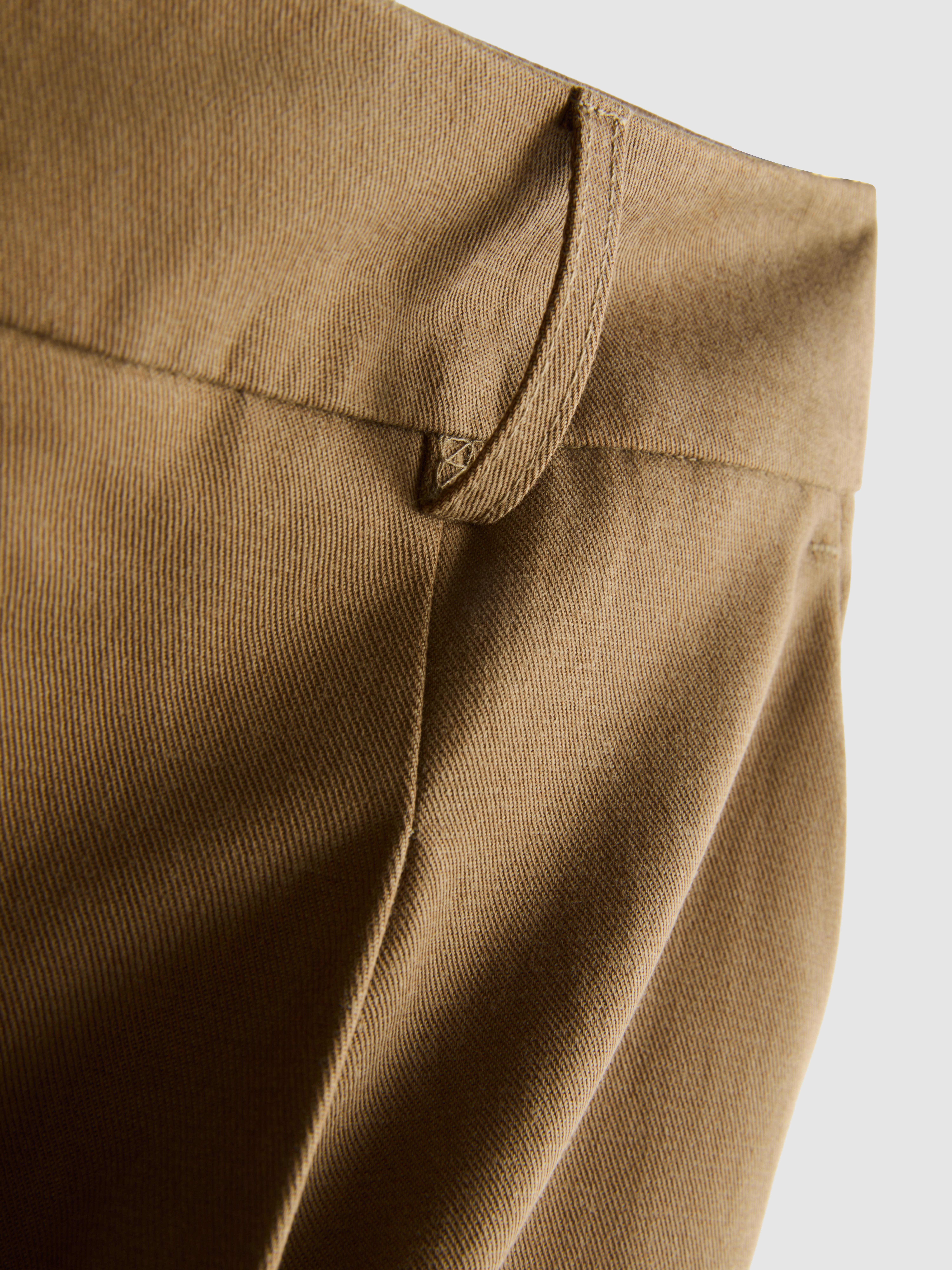 Cotton Blend Safari Bermuda Shorts