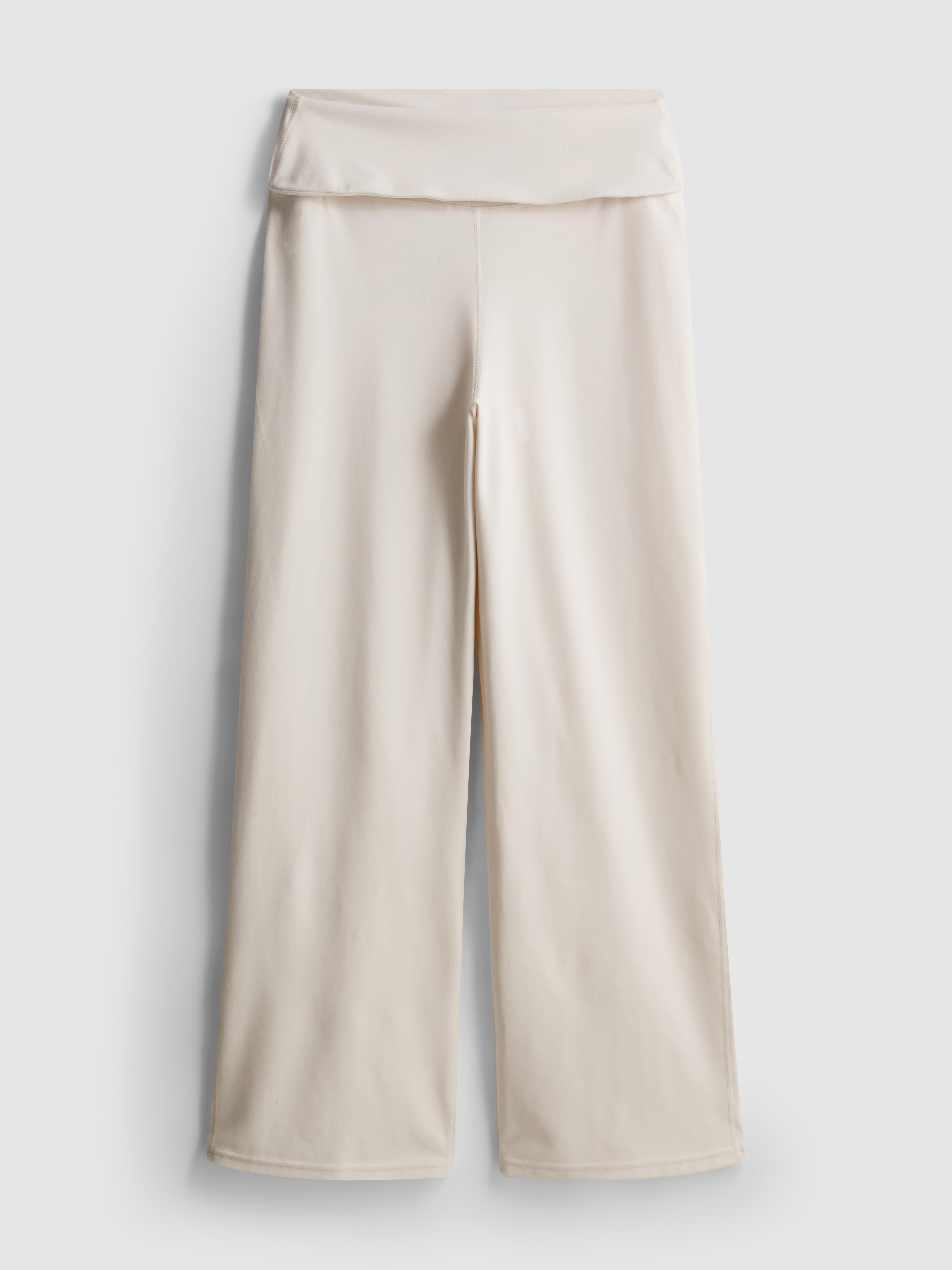 Fold Over Flared Active Leggings