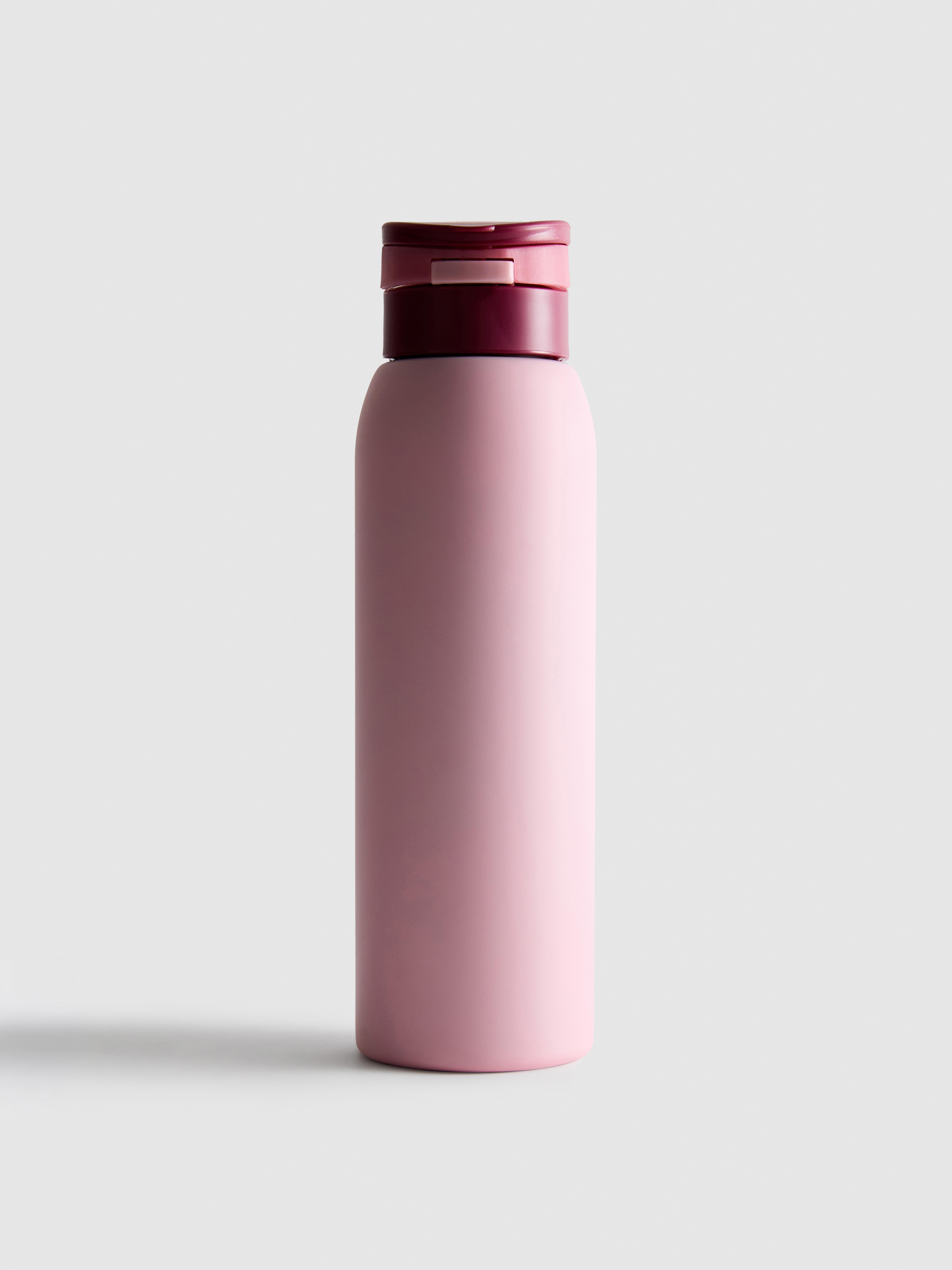 Botella de agua con bloques de color Rosa