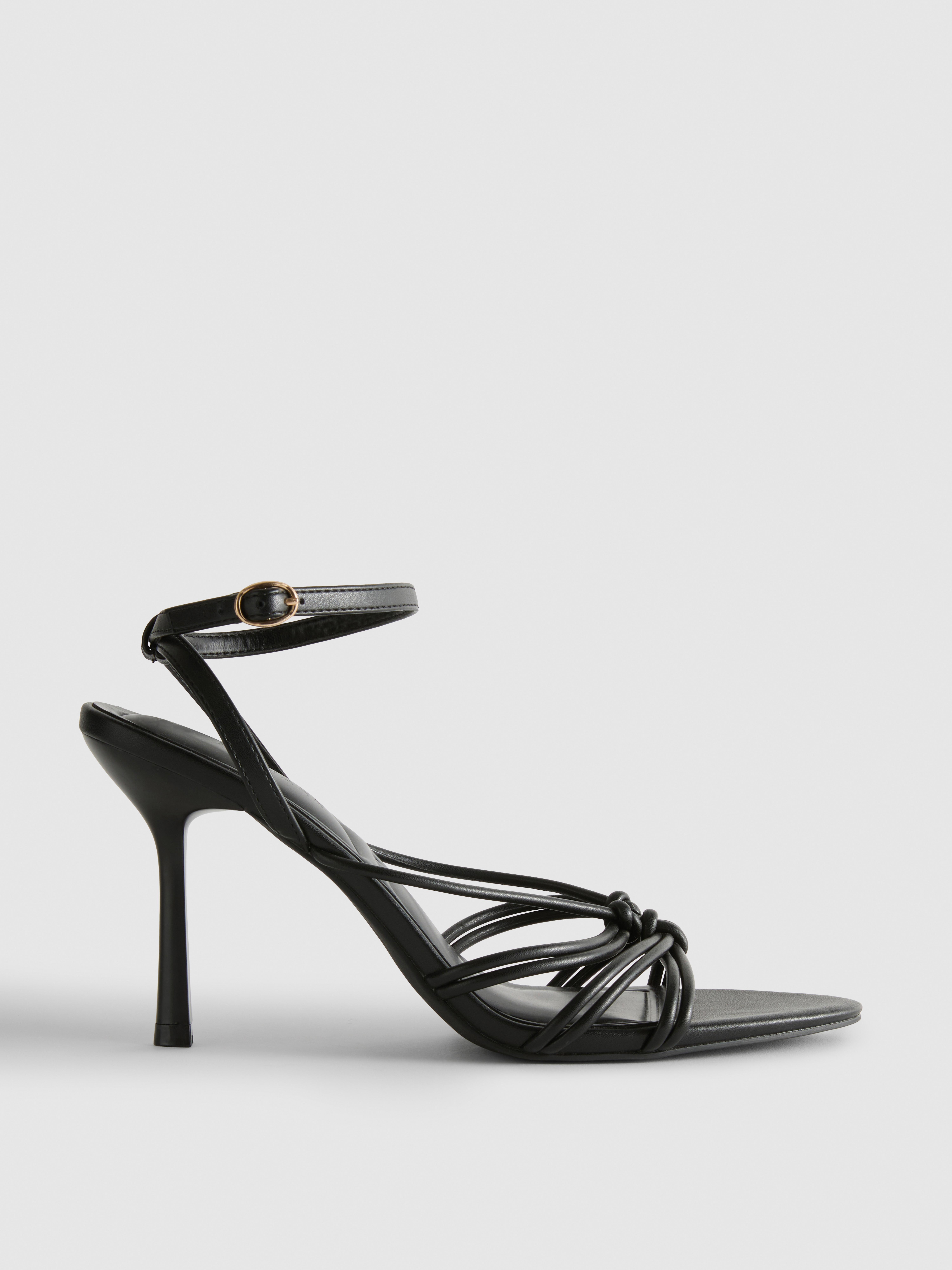Paula Echevarría Knotted Heeled Sandals