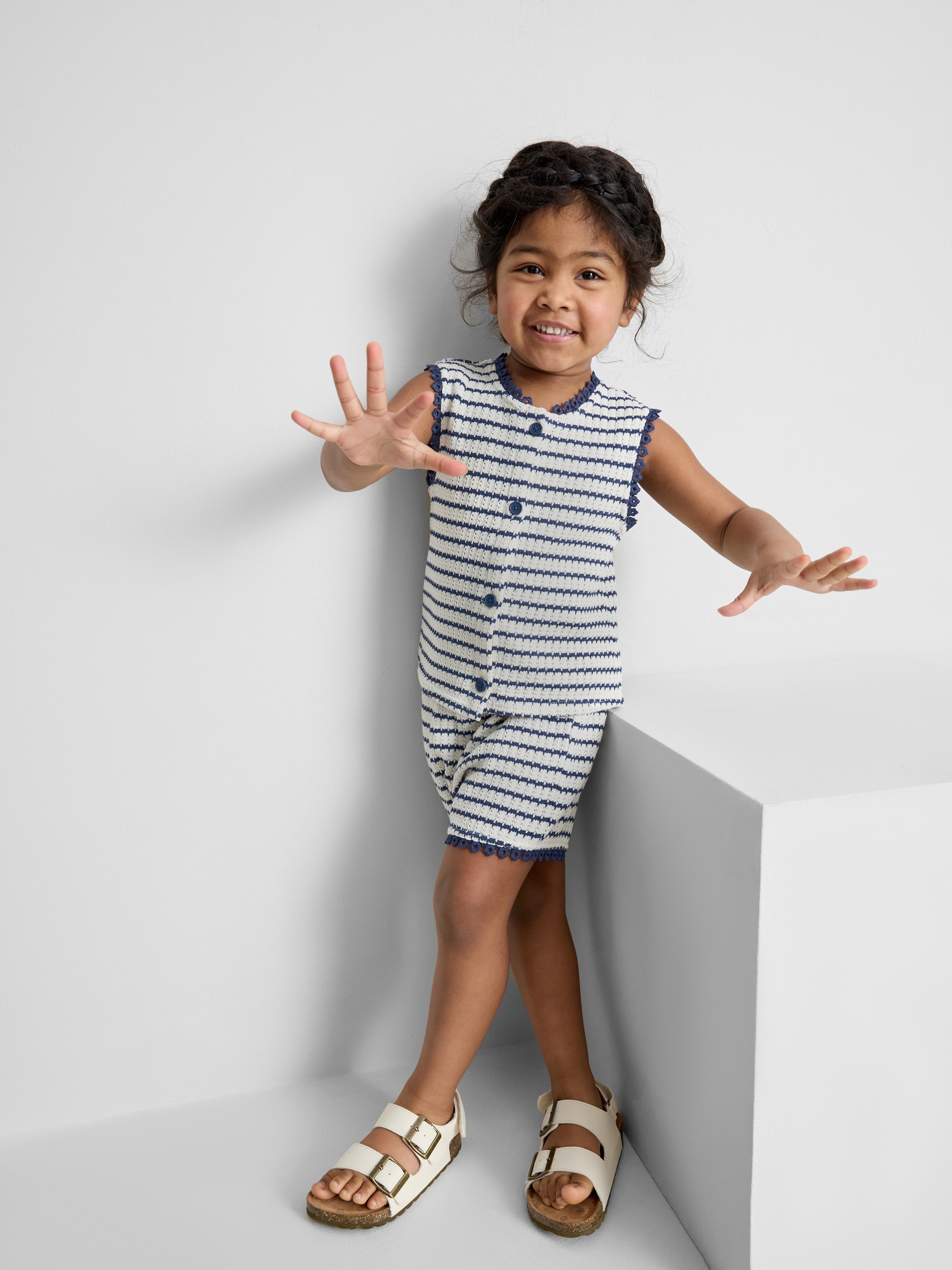 1,5-8 anni | Set canotta a maglia e pantaloncini