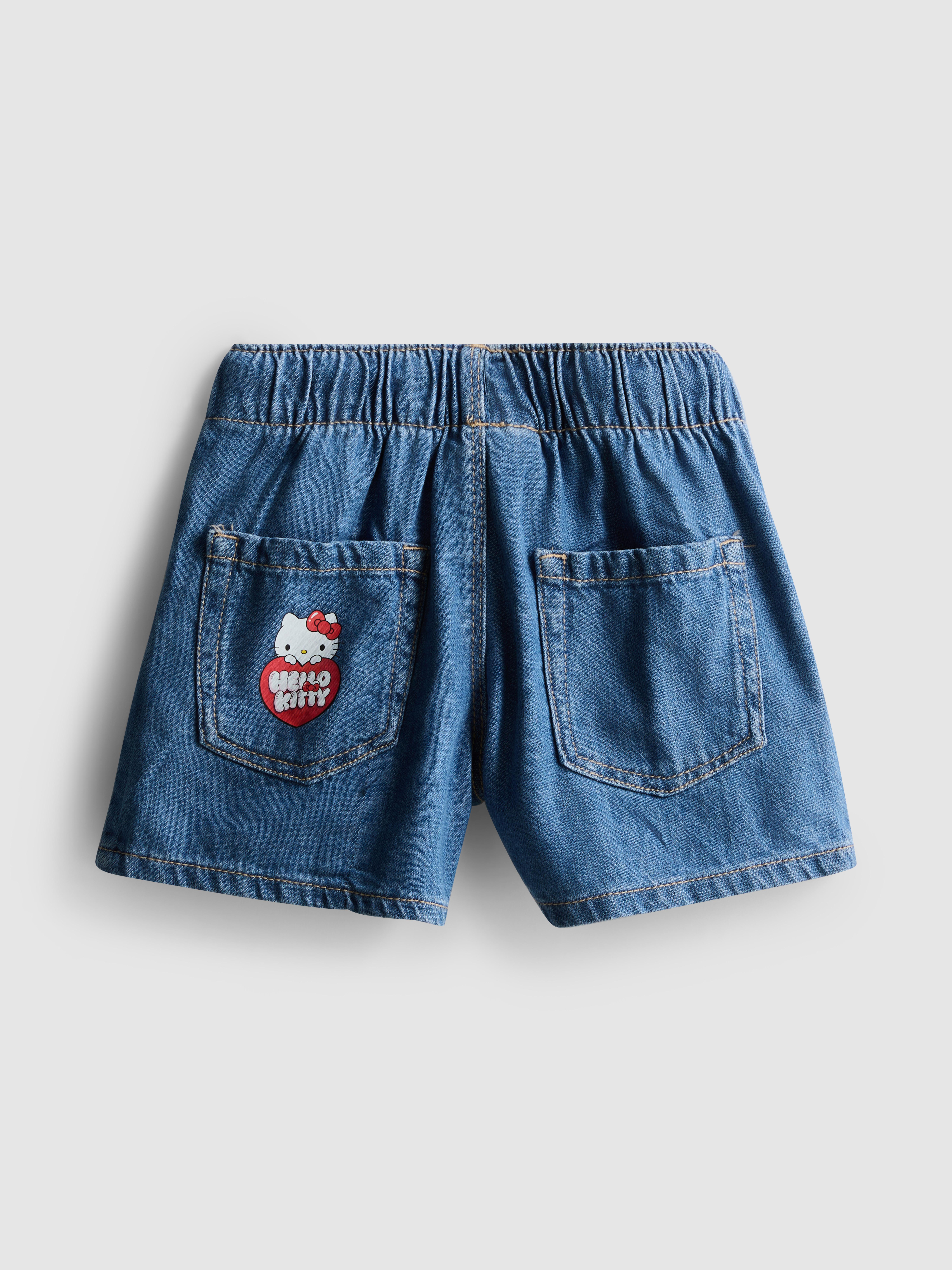 1,5–8 Jahre | „Hello Kitty“ Jeansshorts