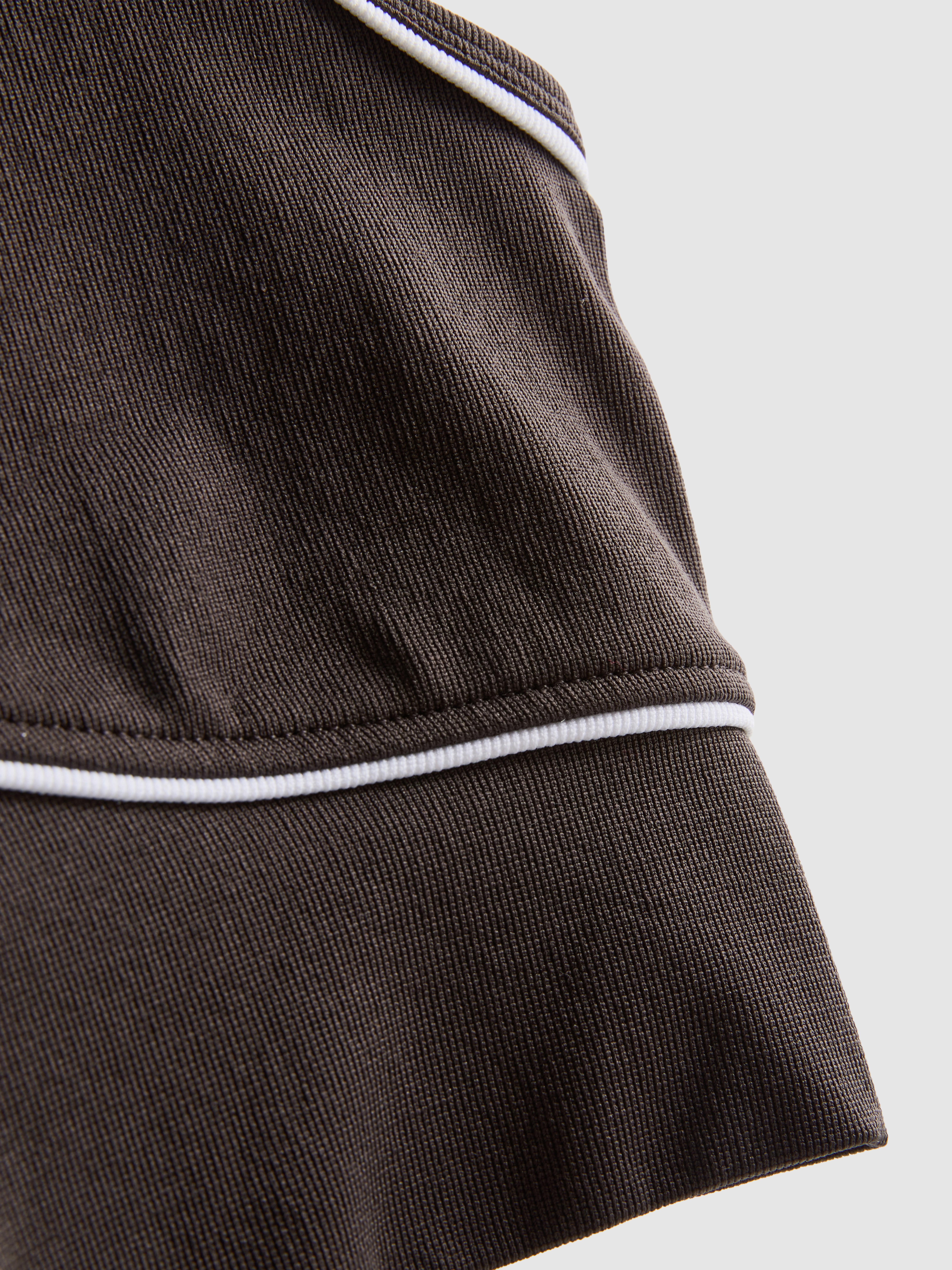 Seamless Piping Active Crop Top