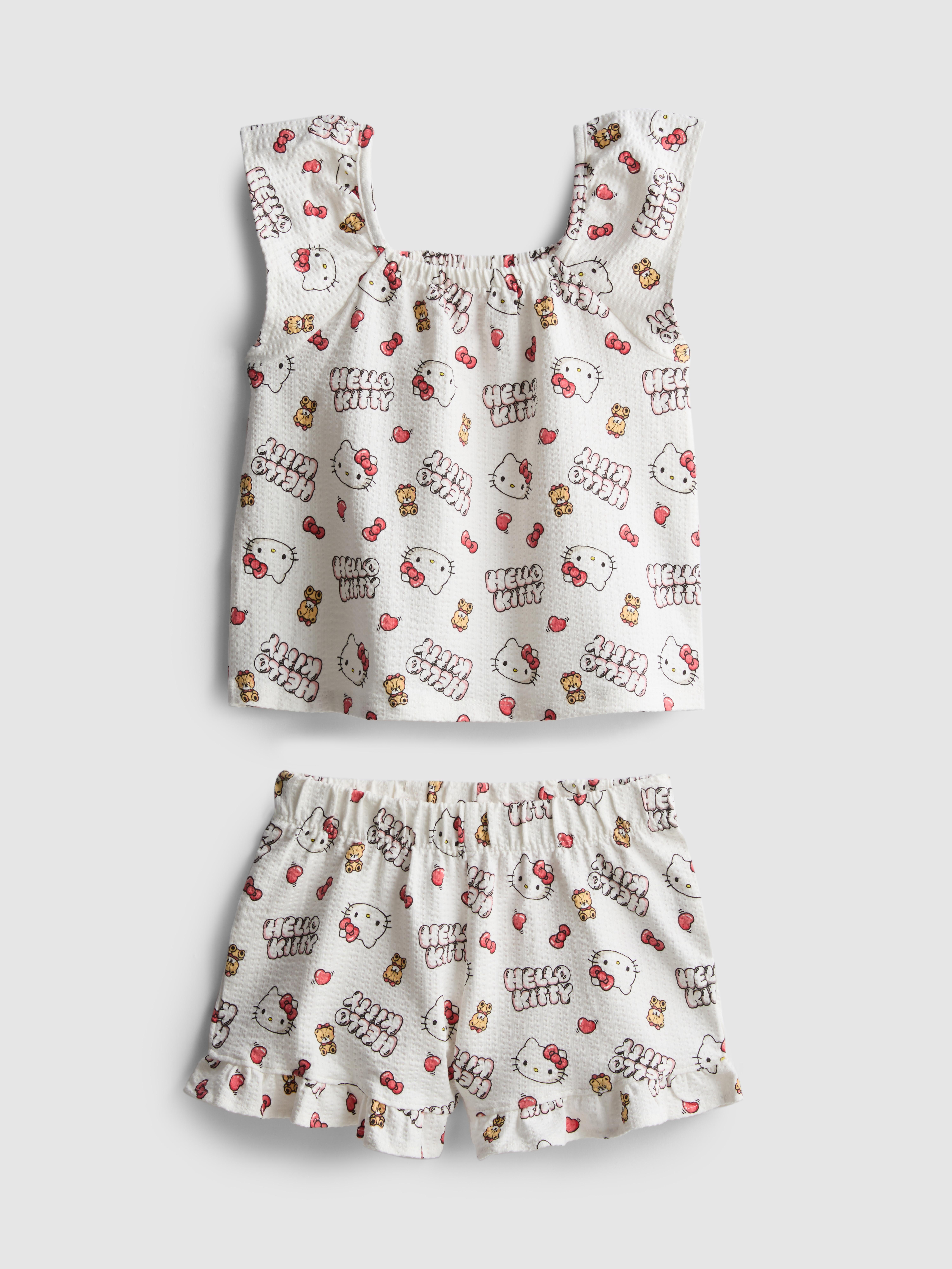 1.5-8yrs | Hello Kitty Blouse and Shorts Set
