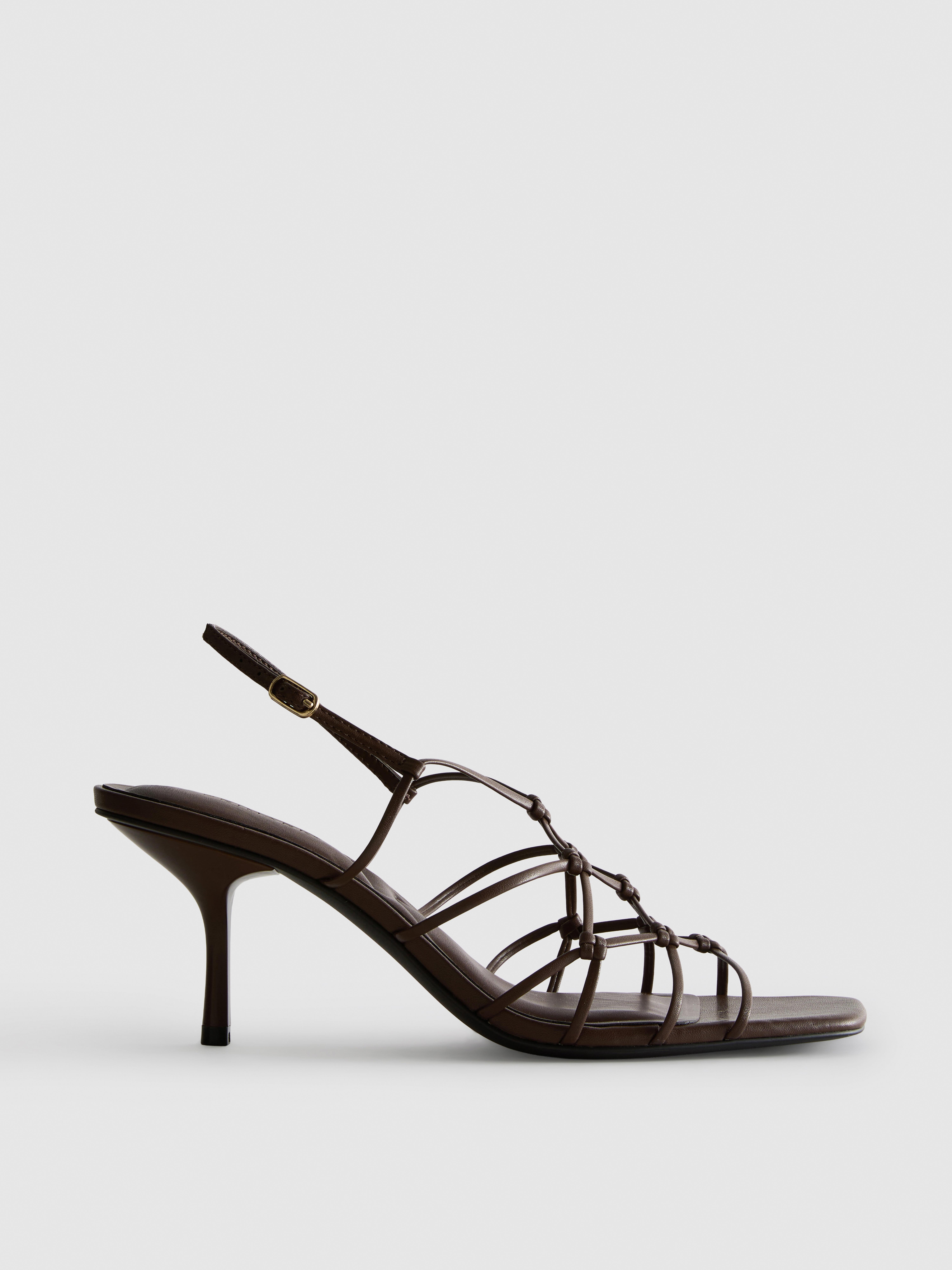 Sandali intrecciati con tacco a spillo The Edit