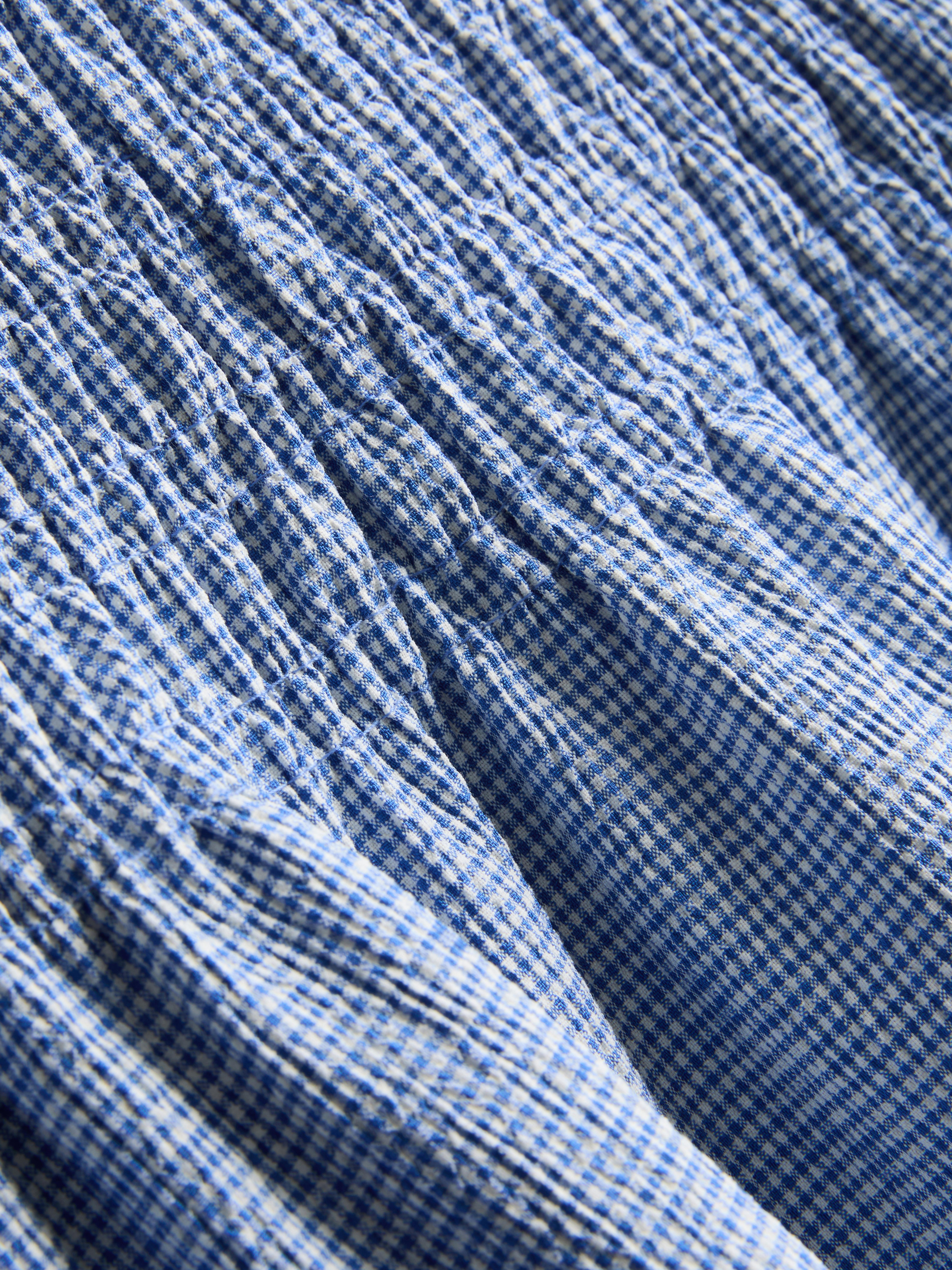 7-15yrs | Gingham Check Midi Skirt