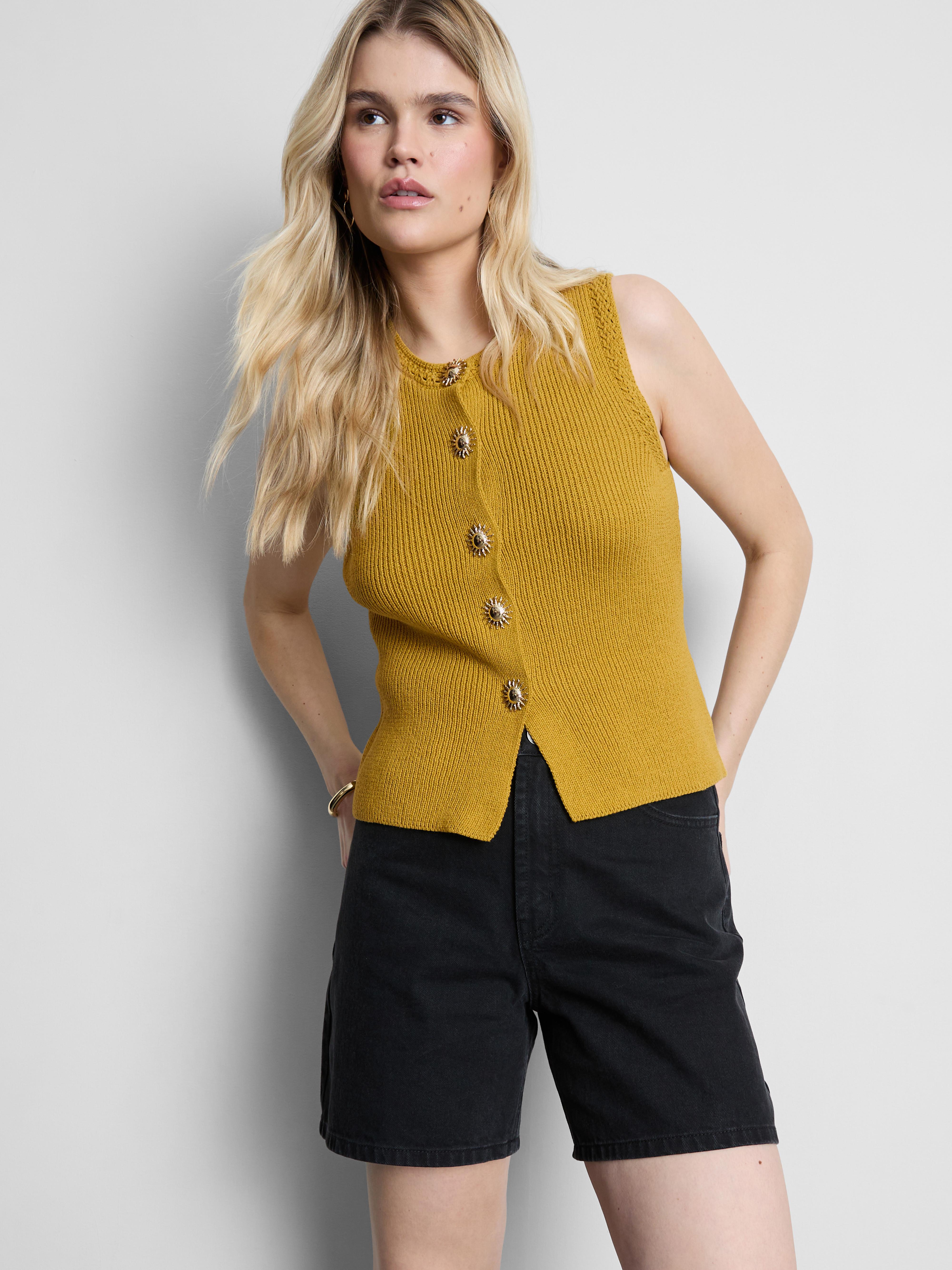 Gilet de costume boutonné en coton majoritaire