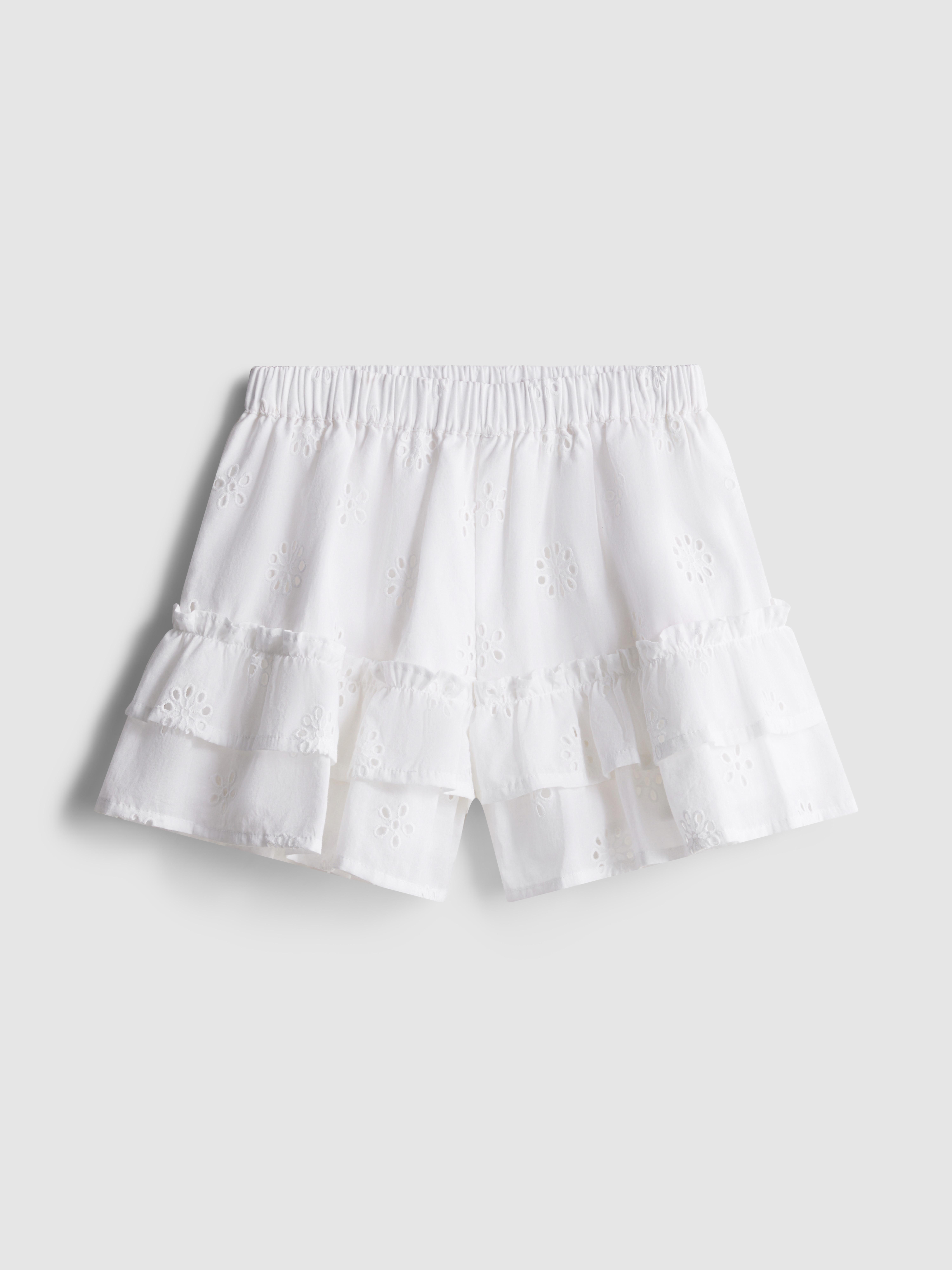 Ensemble short cérémonie pour fille Made in France Couleur Blanc Taille 3 ans ( 92/94 cm